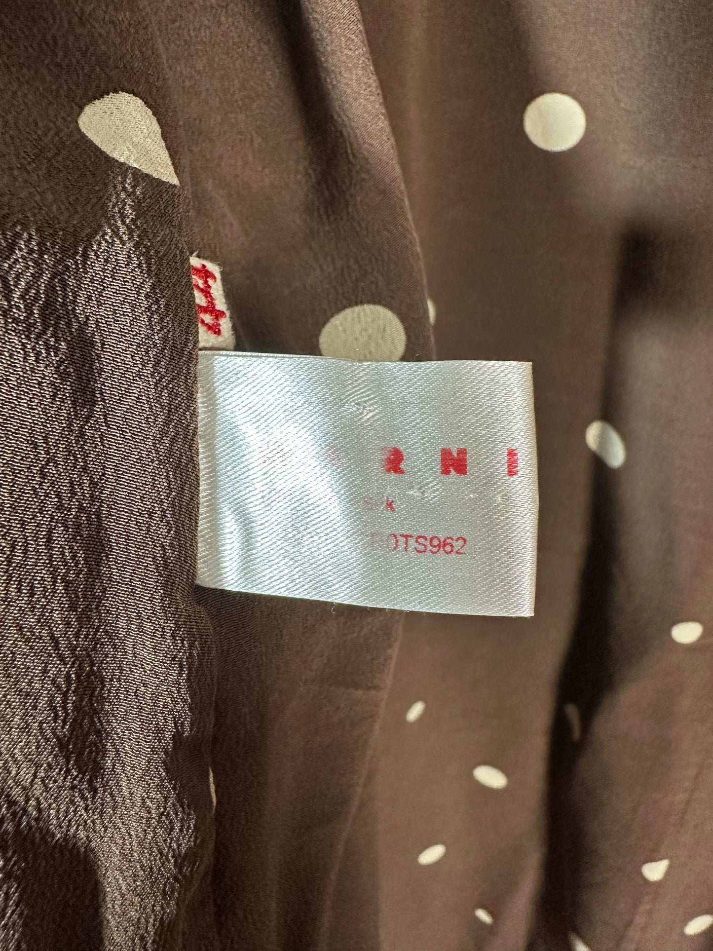 Marni chemisier in seta (M)
