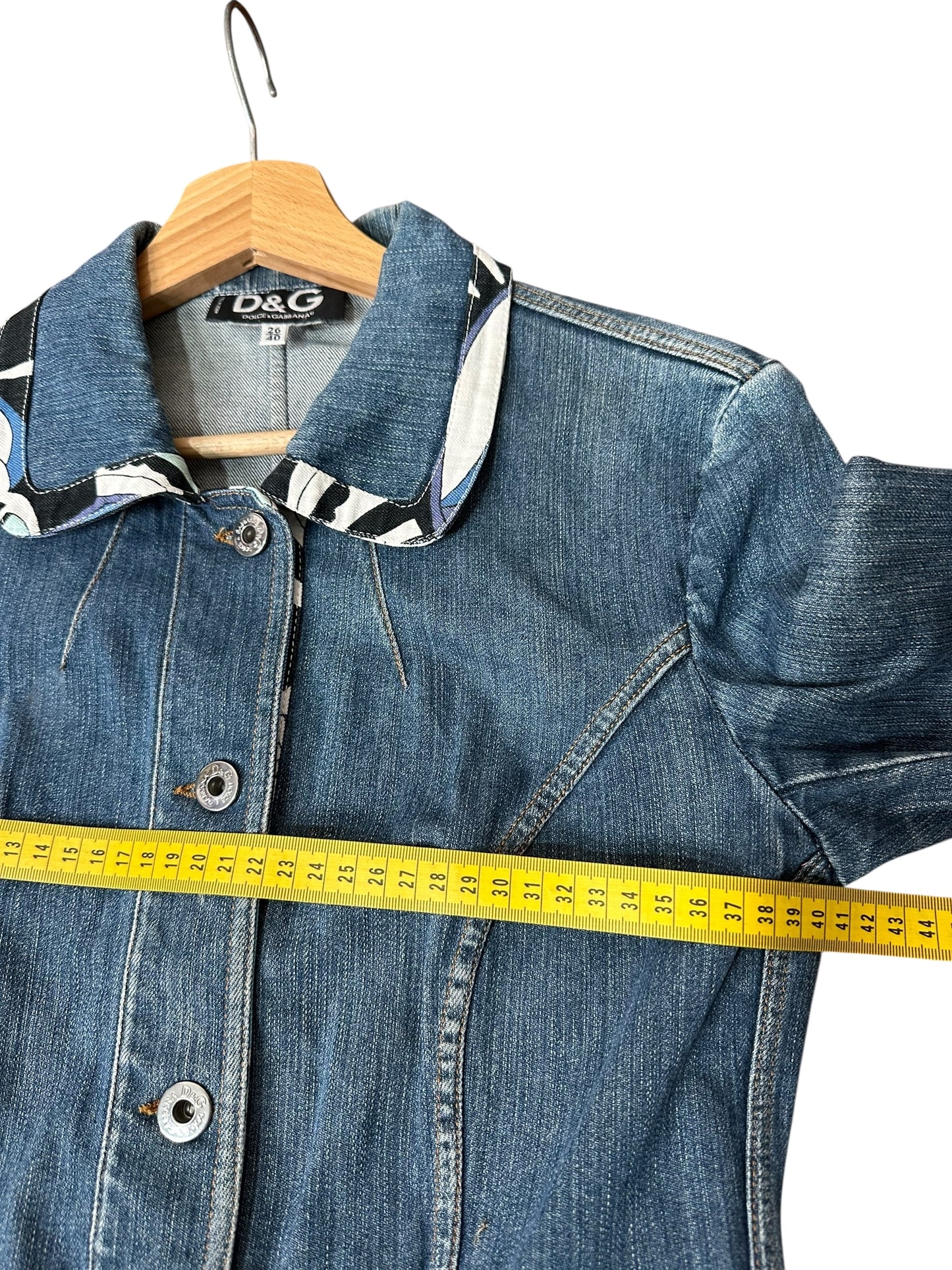 D&G giacca in denim vintage