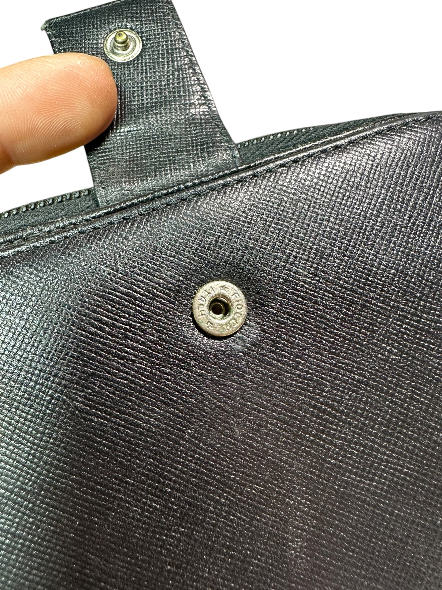 Prada portafoglio vintage in pelle