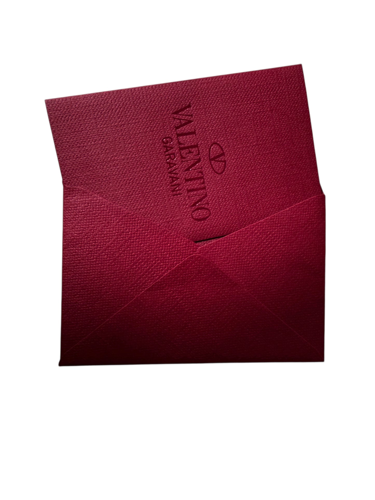 Valentino Garavani pouch VLogo blu in pelle - nuova