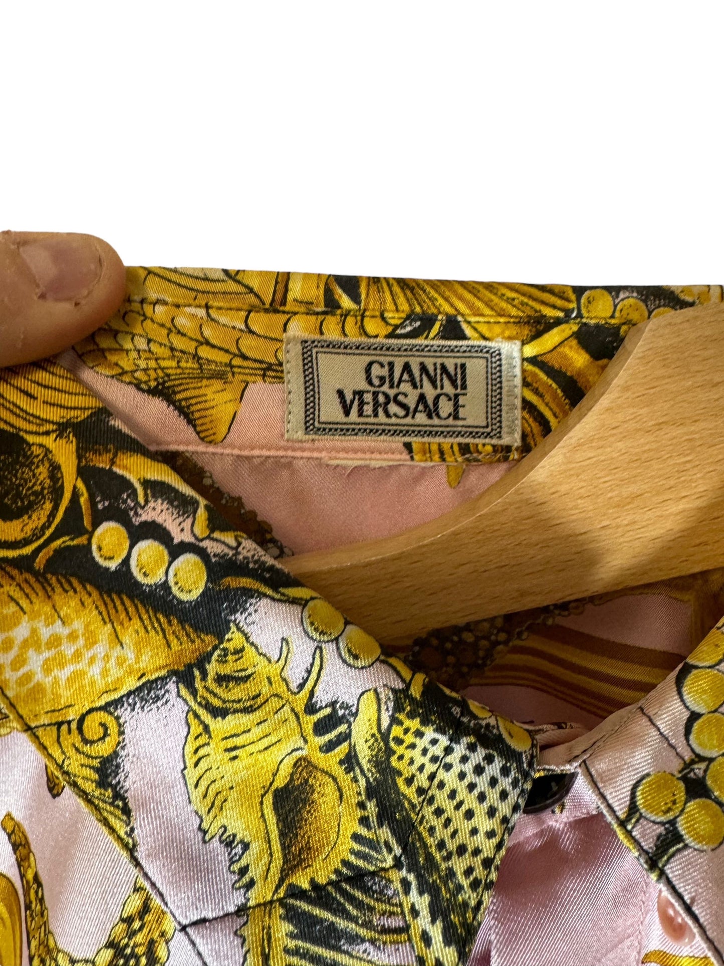 Gianni Versace camicia in seta (XL)