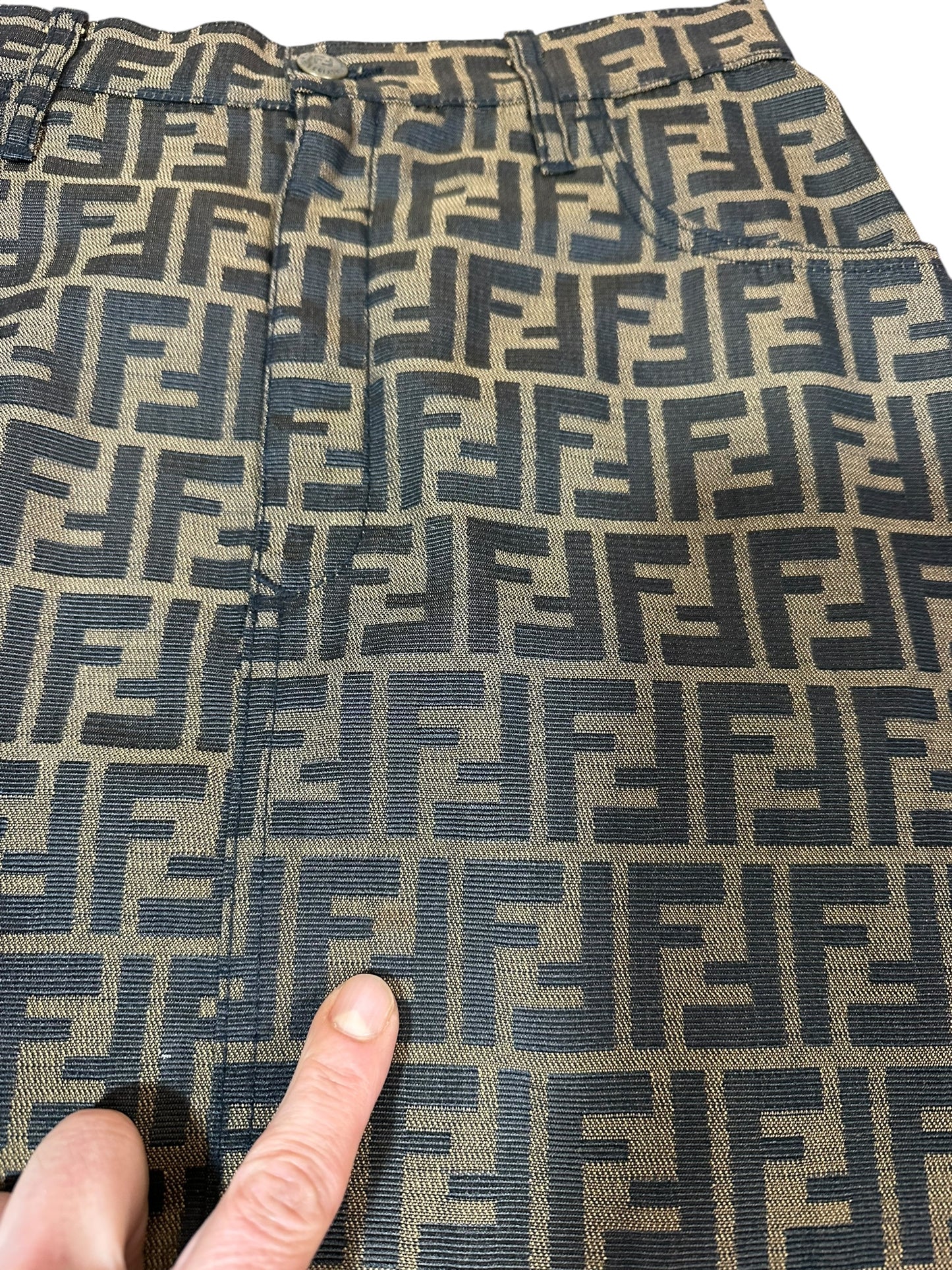 Fendi gonna vintage monogram (M)