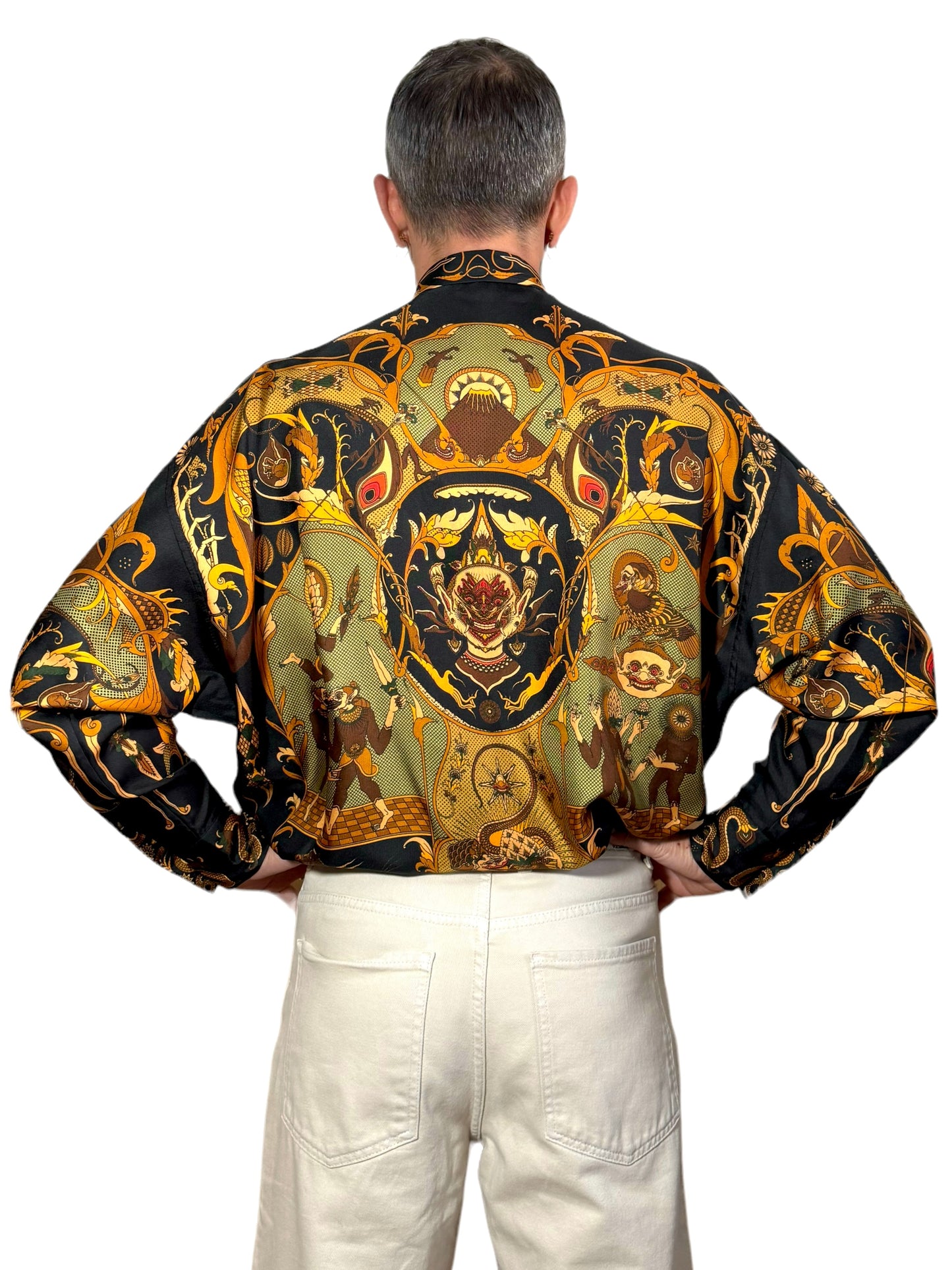 Camicia Fractal in seta