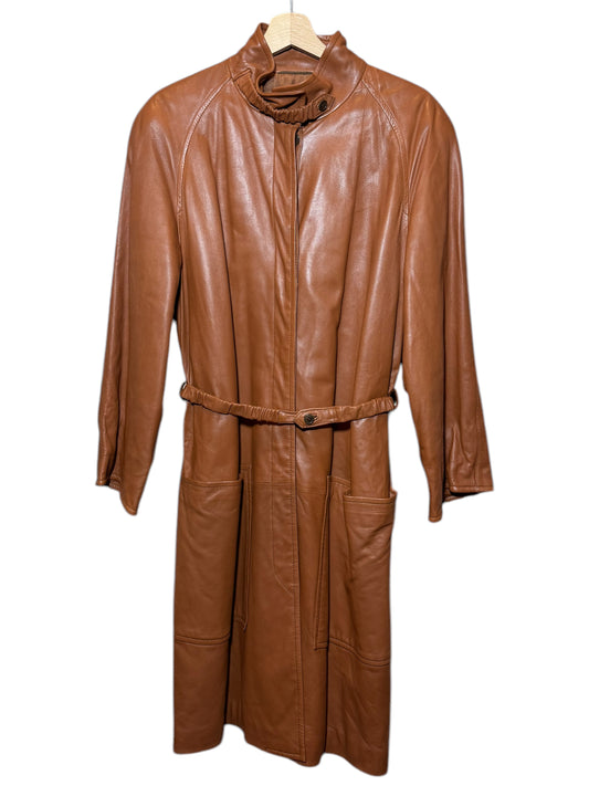 Valentino Pelle – Cappotto in Pelle Vintage Made in Italy