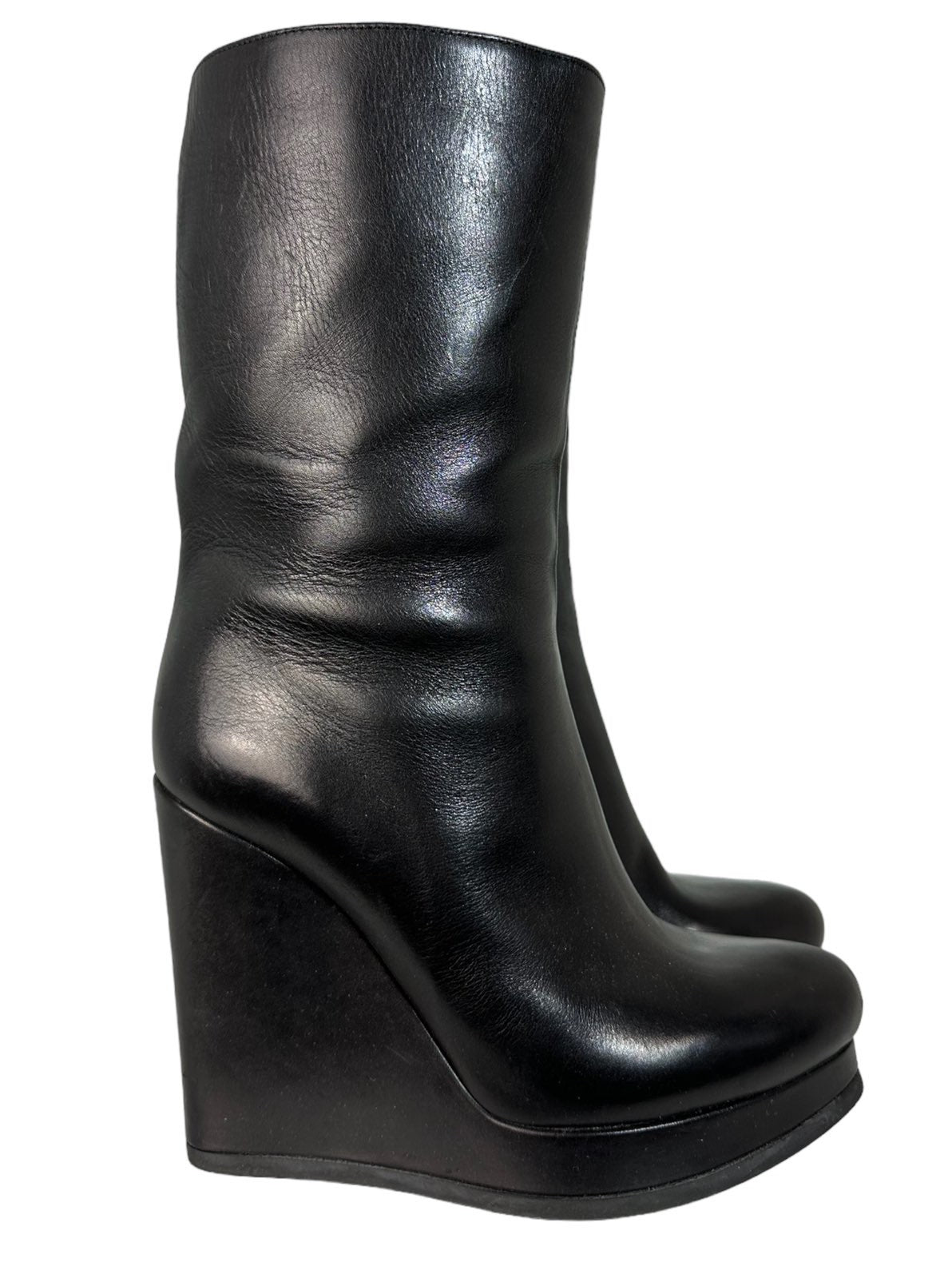 Jil Sander stivali in pelle (36,5)