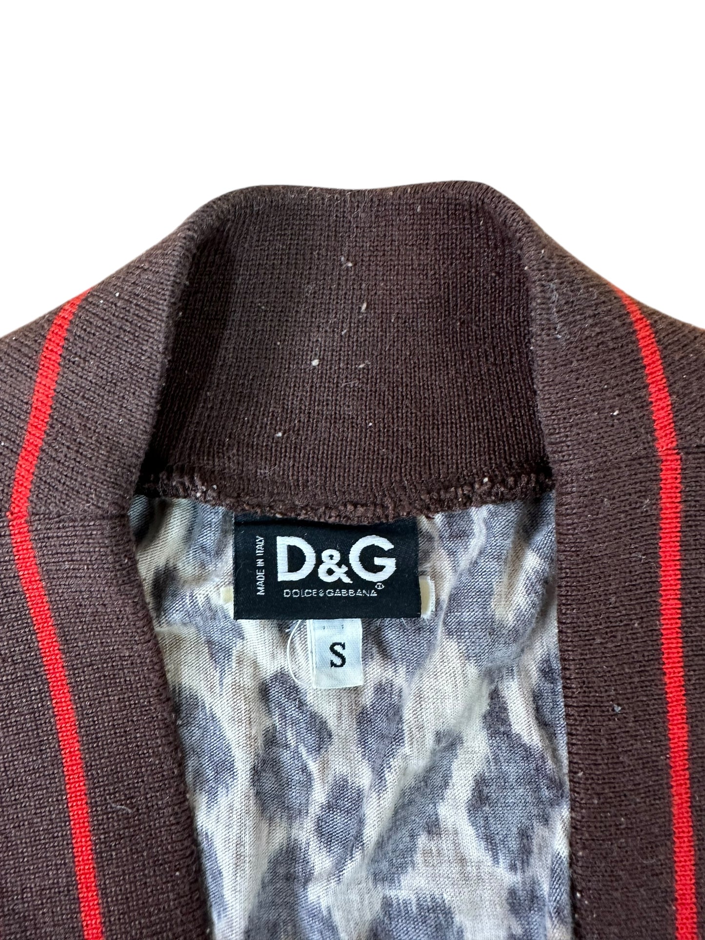 D&G gilet vintage animalier (S)