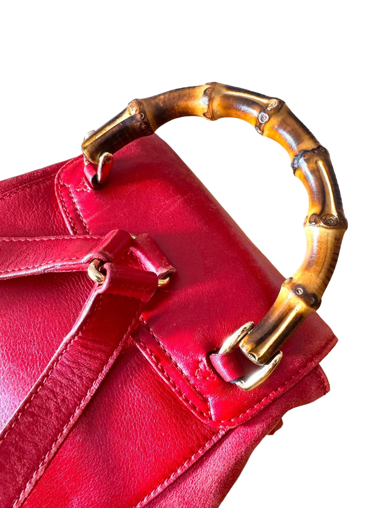Gucci zaino in pelle bamboo