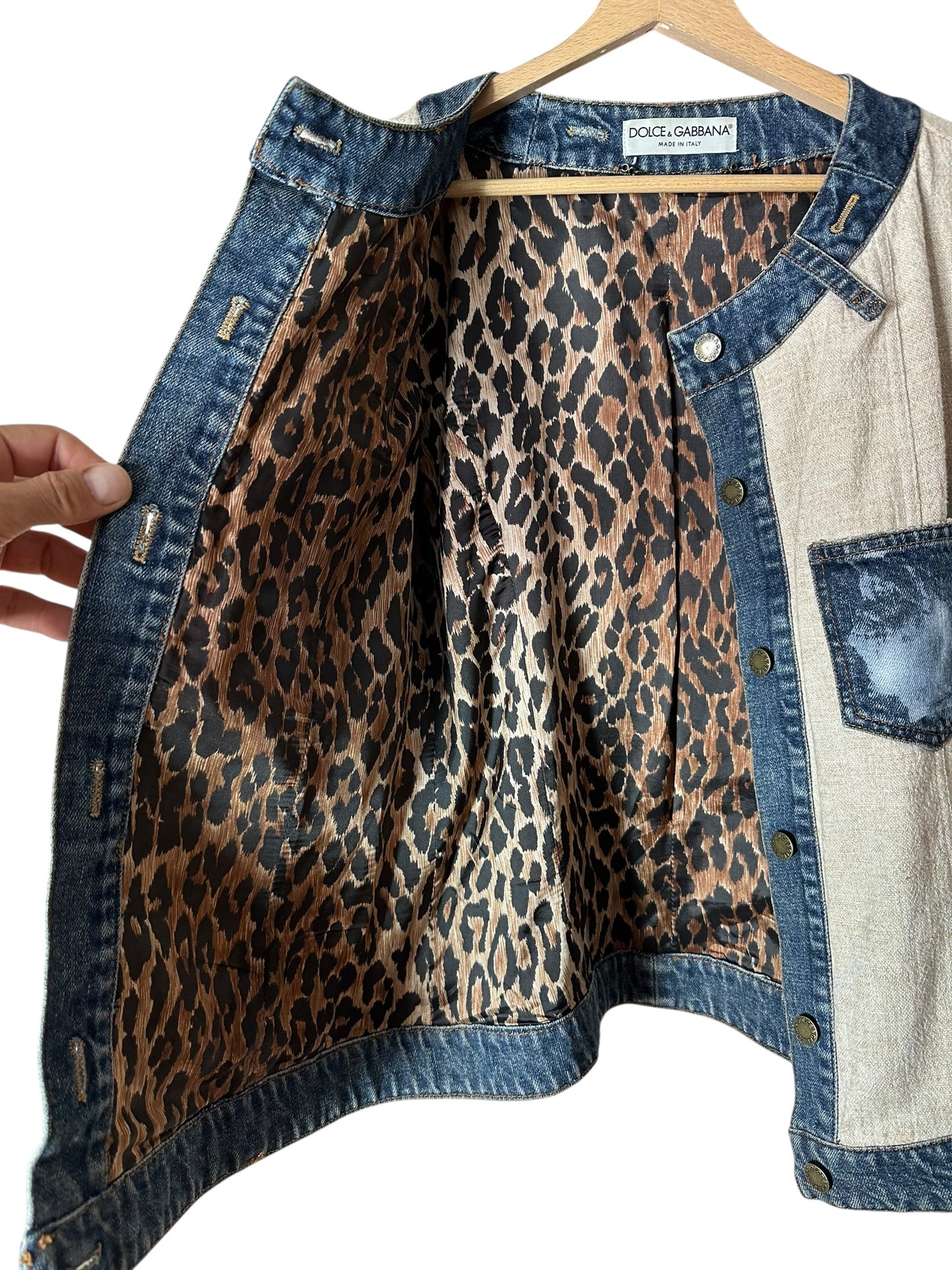 Dolce & Gabbana blazer in lino ((L)