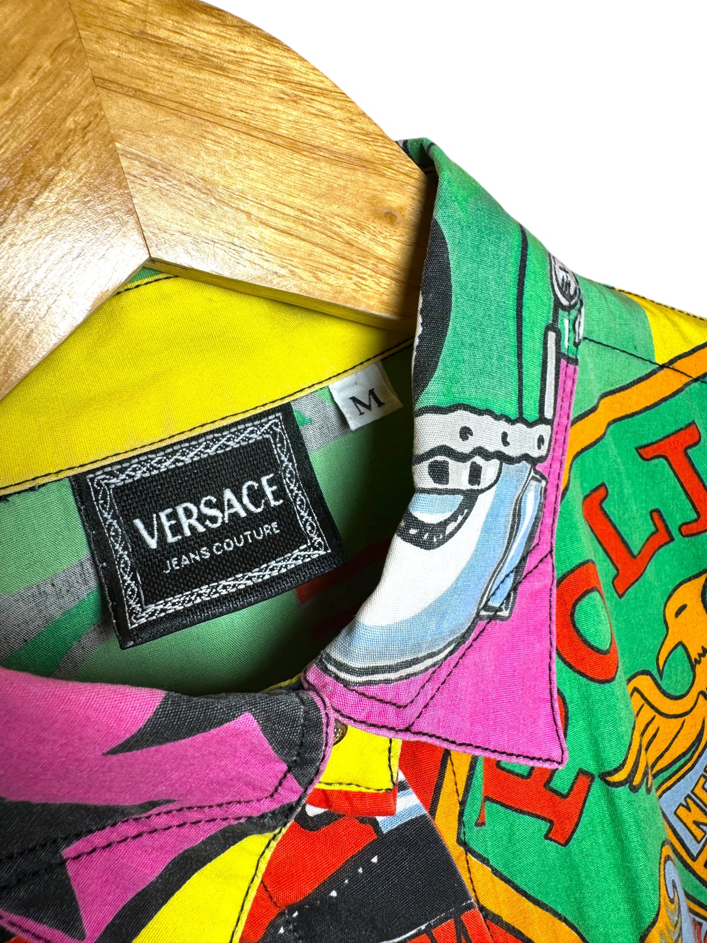 Versace vintage camicia Betty Boop Harley Davidson