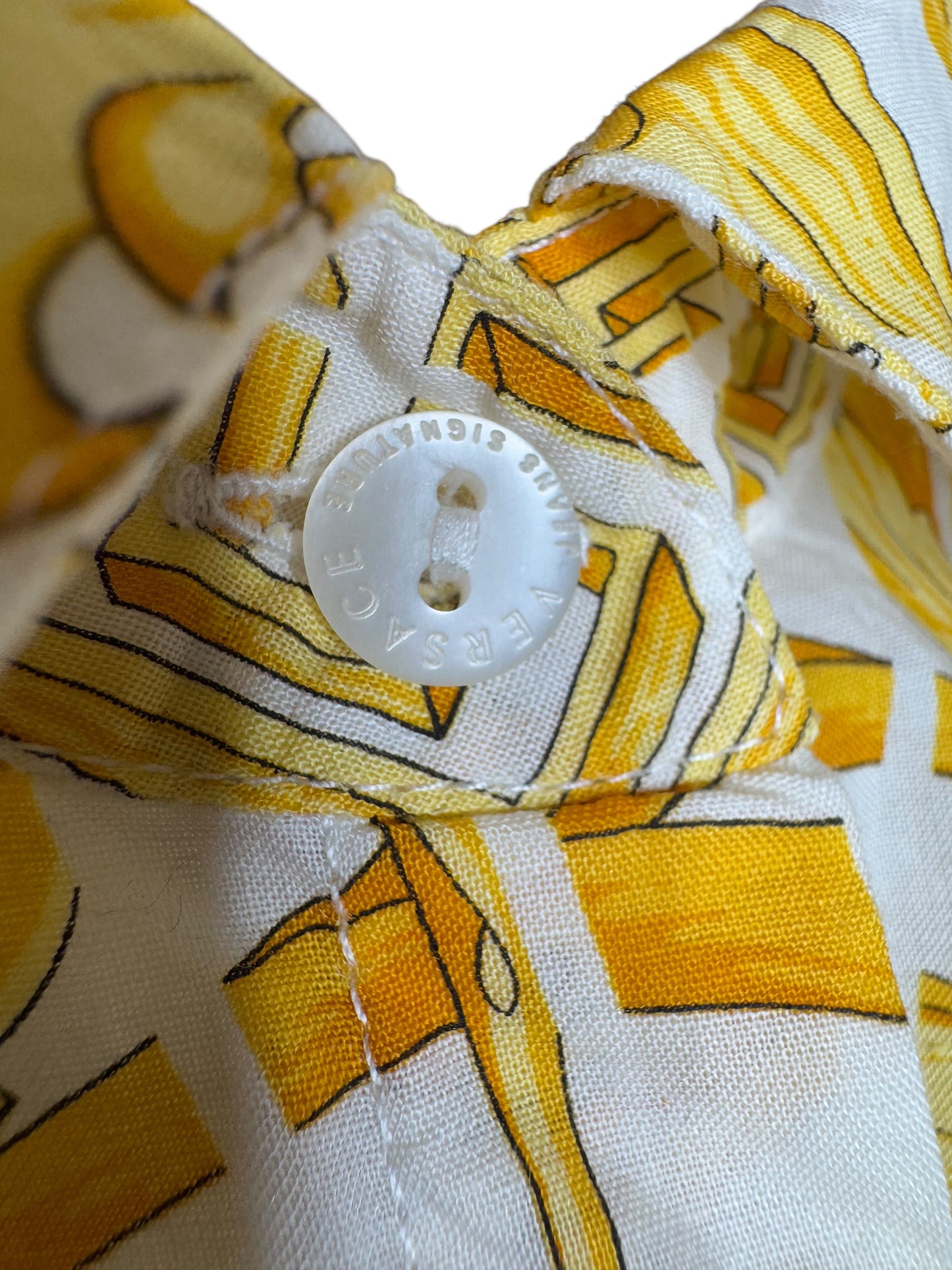 Camicia smanicata vintage Versace Jeans Signature – Barocco - Taglia S