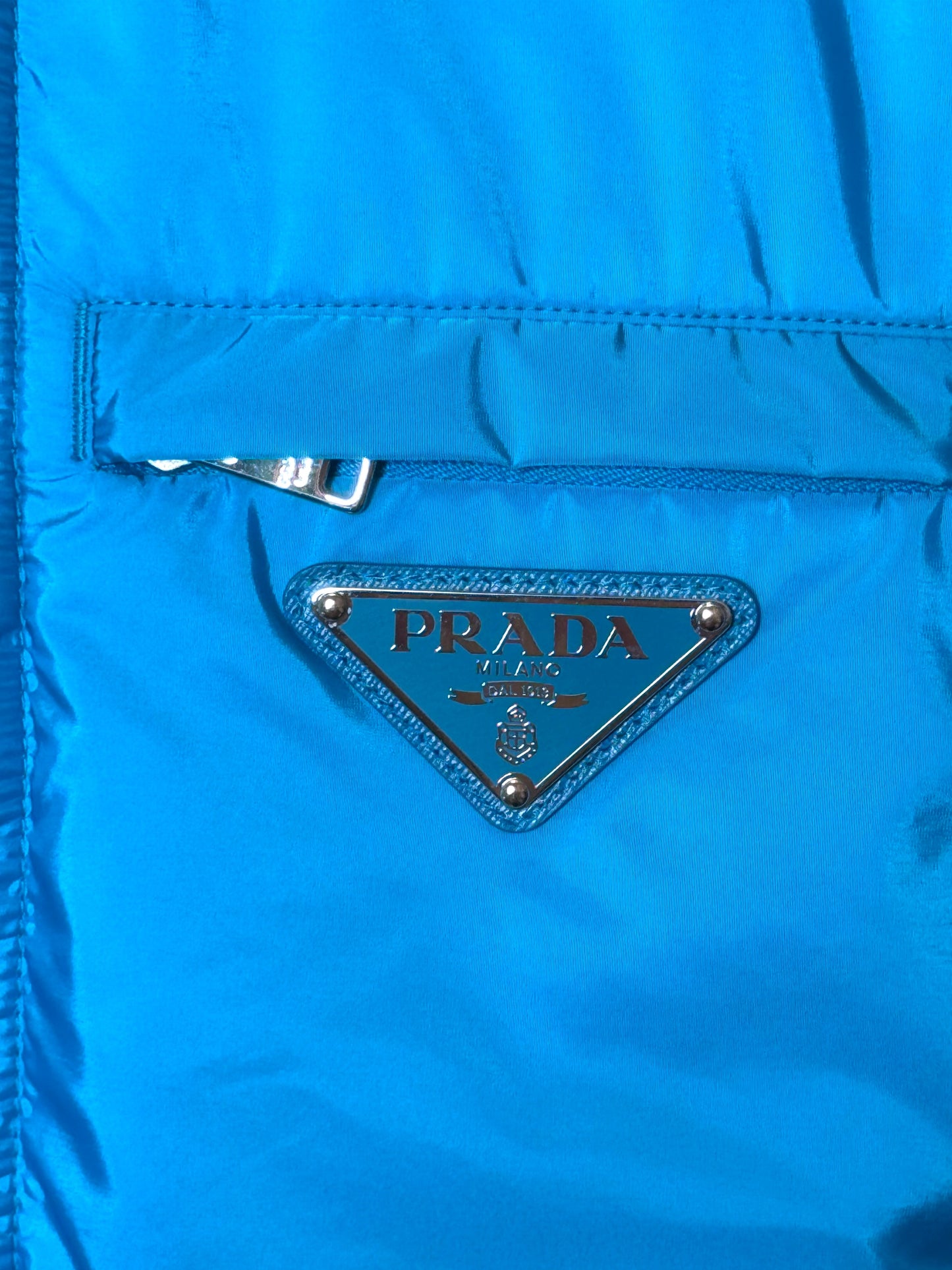 Prada Gilet Uomo con Cappuccio – Nylon (M)