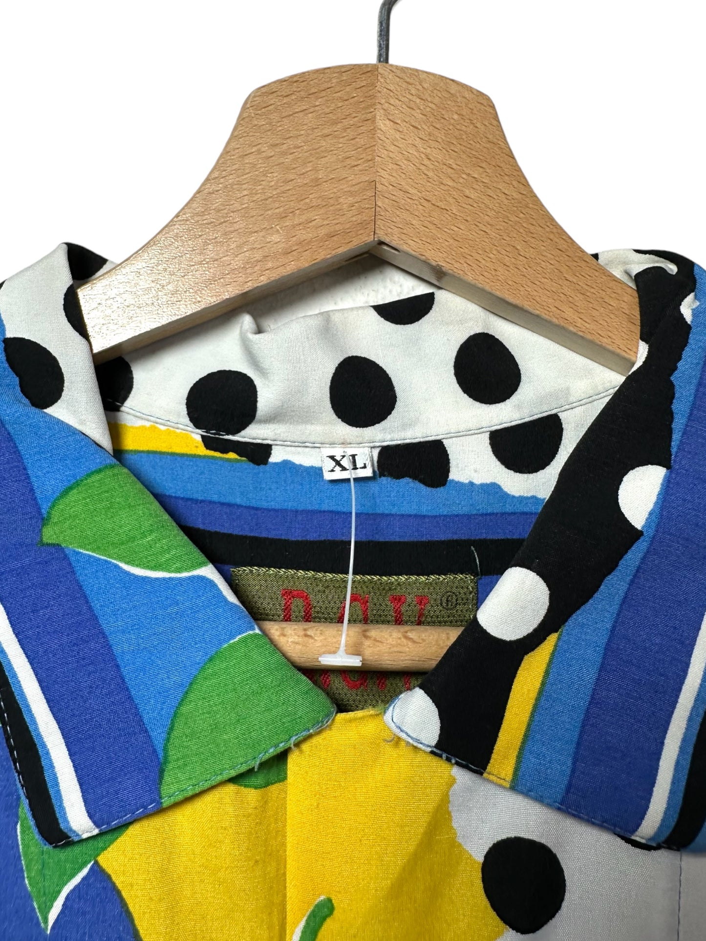 Camicia vintage in viscosa (XL)