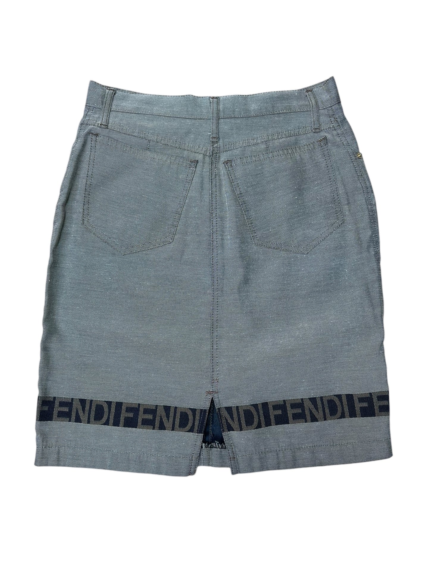 Fendi Jeans gonna vintage (M)