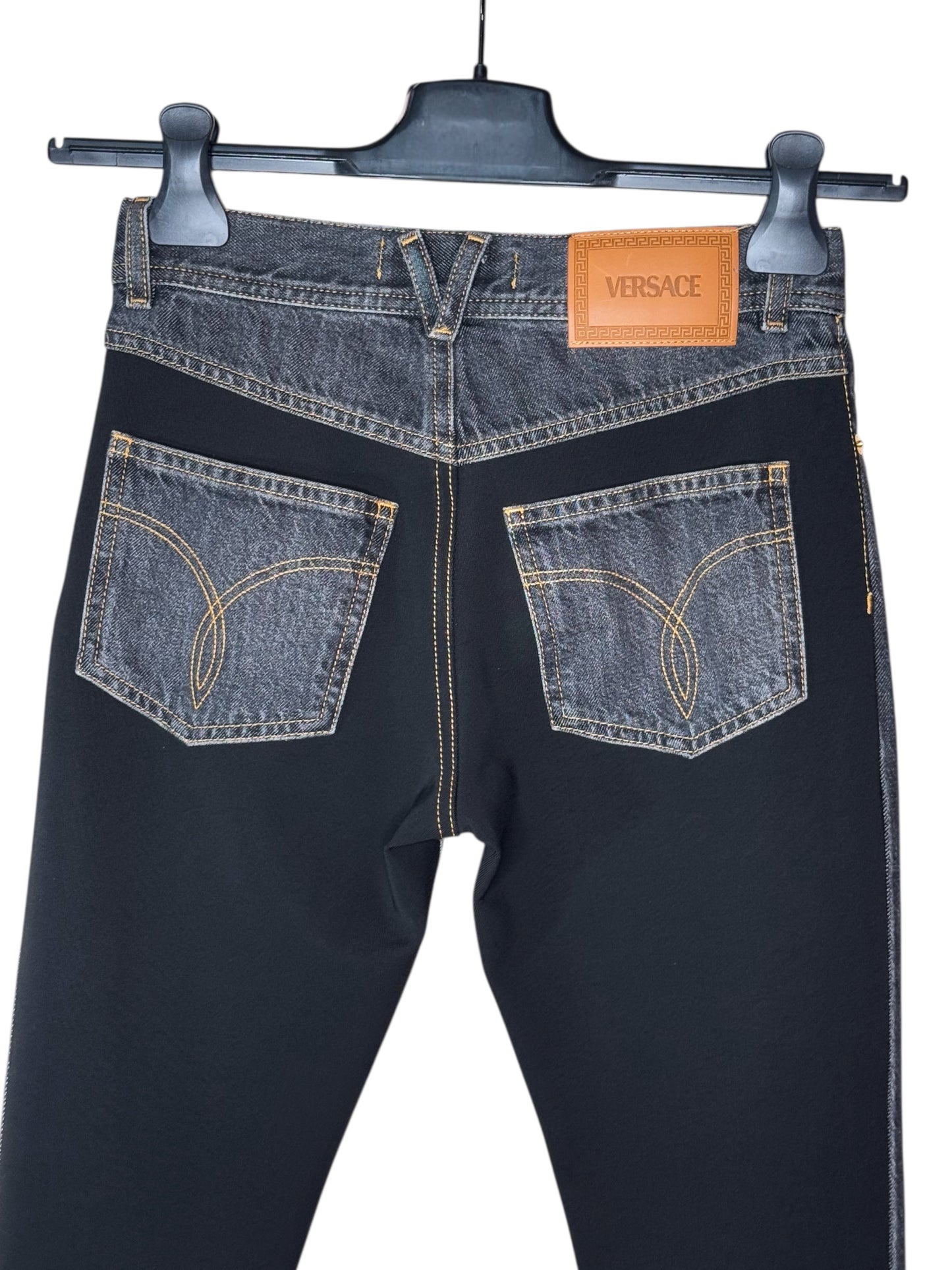 Jeans Leggings VERSACE Donna Tg. 24 Made in Italy - Nuovi