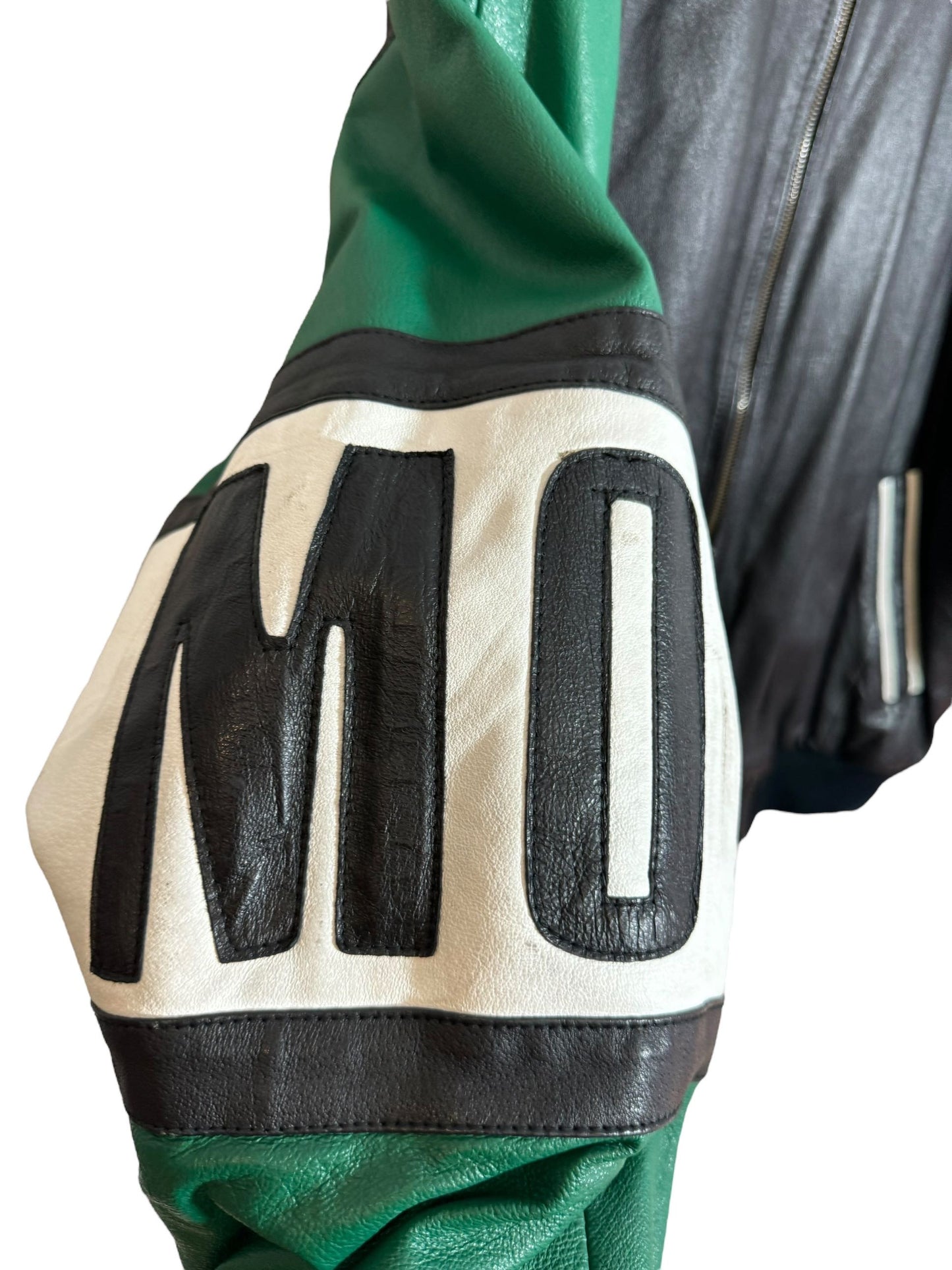 Giacca in pelle vintage Michael Hoban (XL)