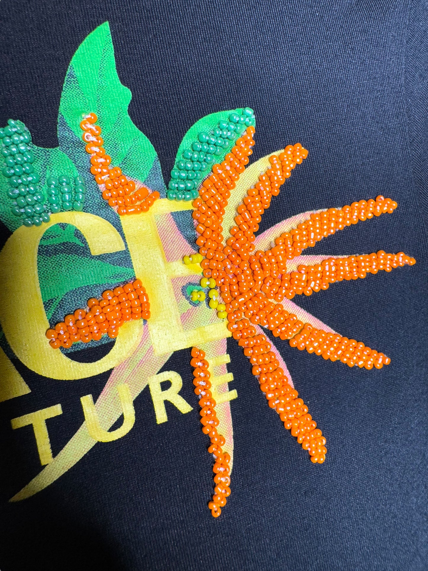 T-shirt vintage Versace “Aloha Florida” taglia M con perline