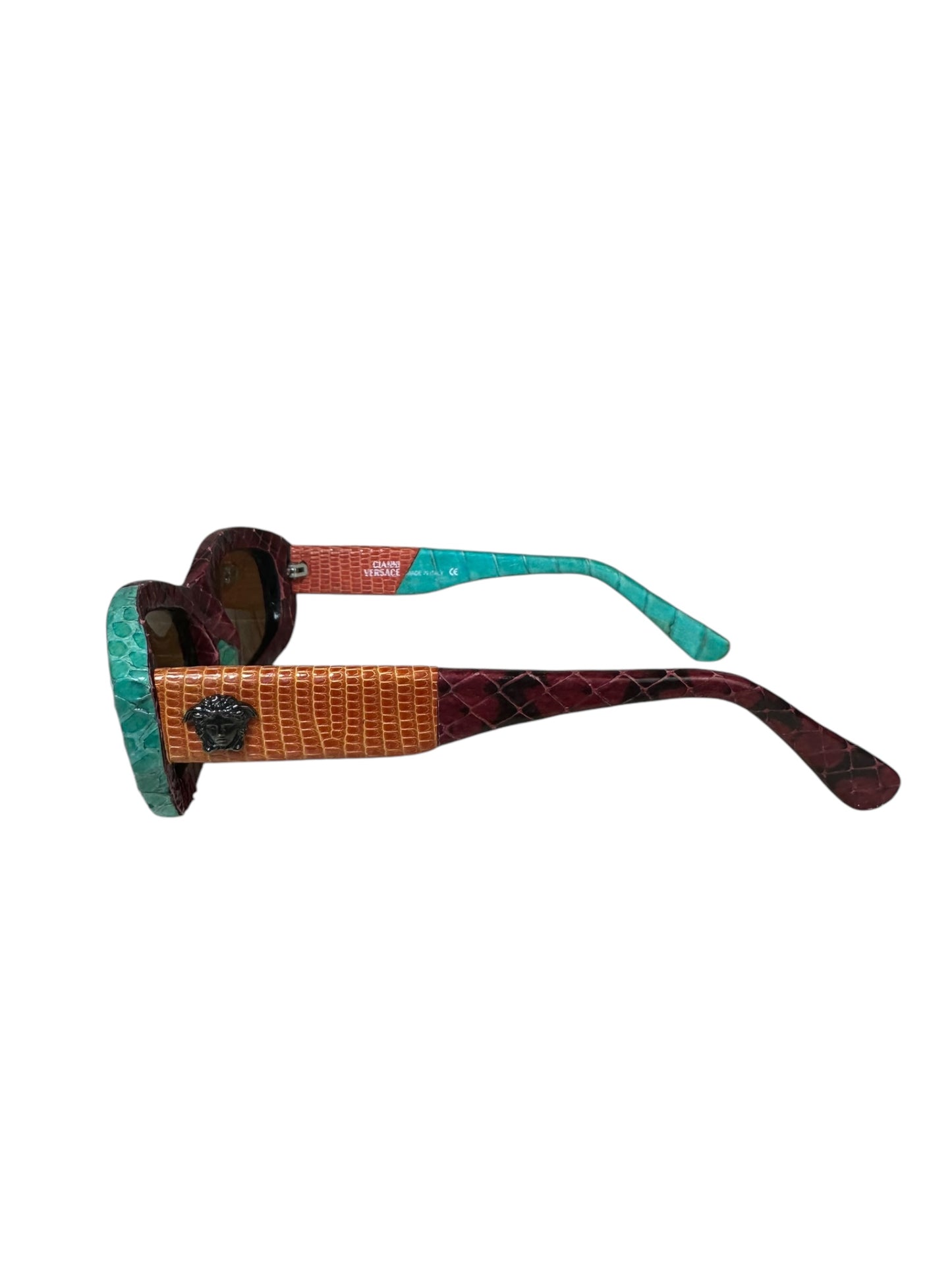 Gianni Versace occhiali in rettile