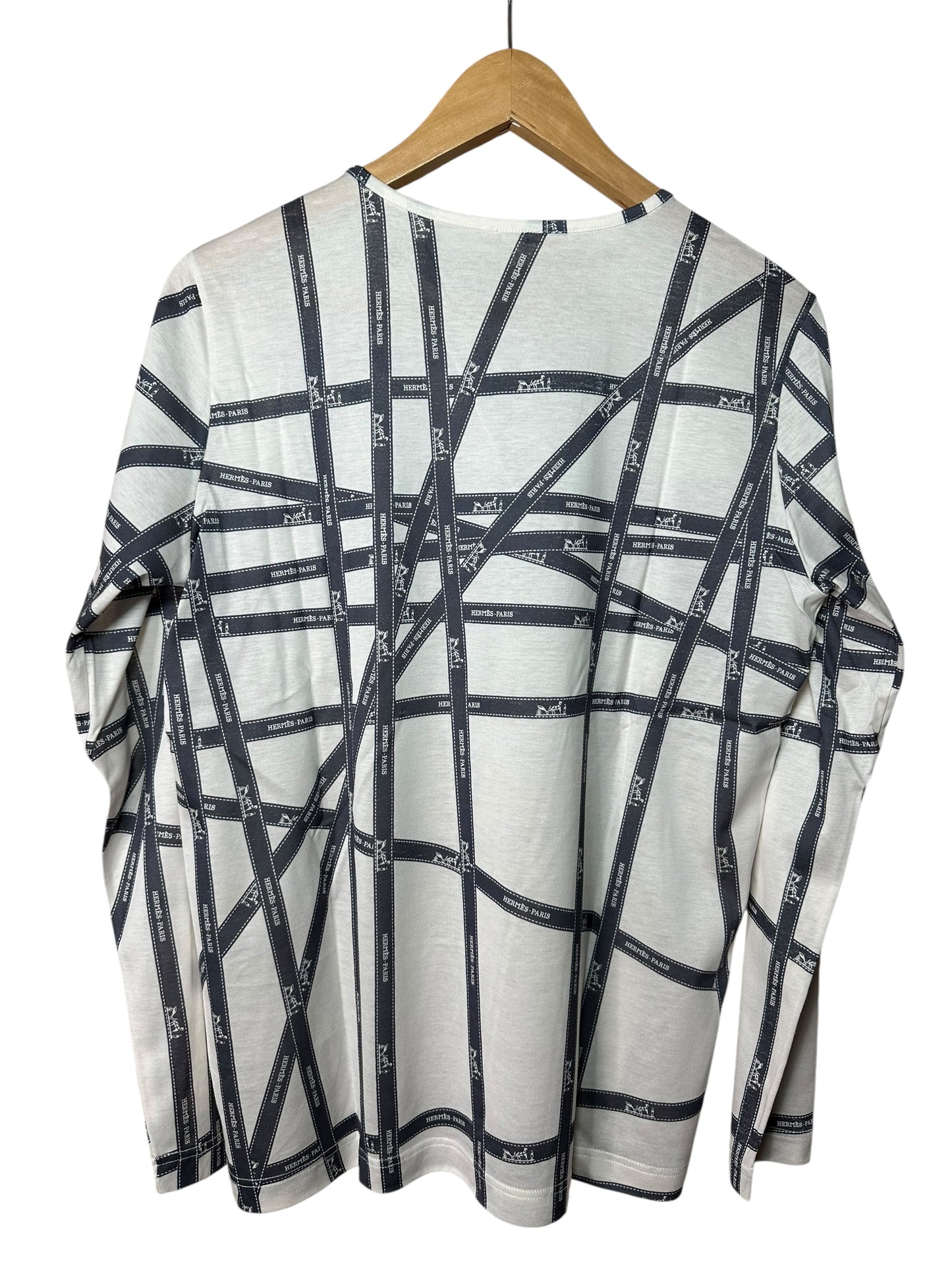 Hermès t-shirt vintage a maniche lunghe (M)