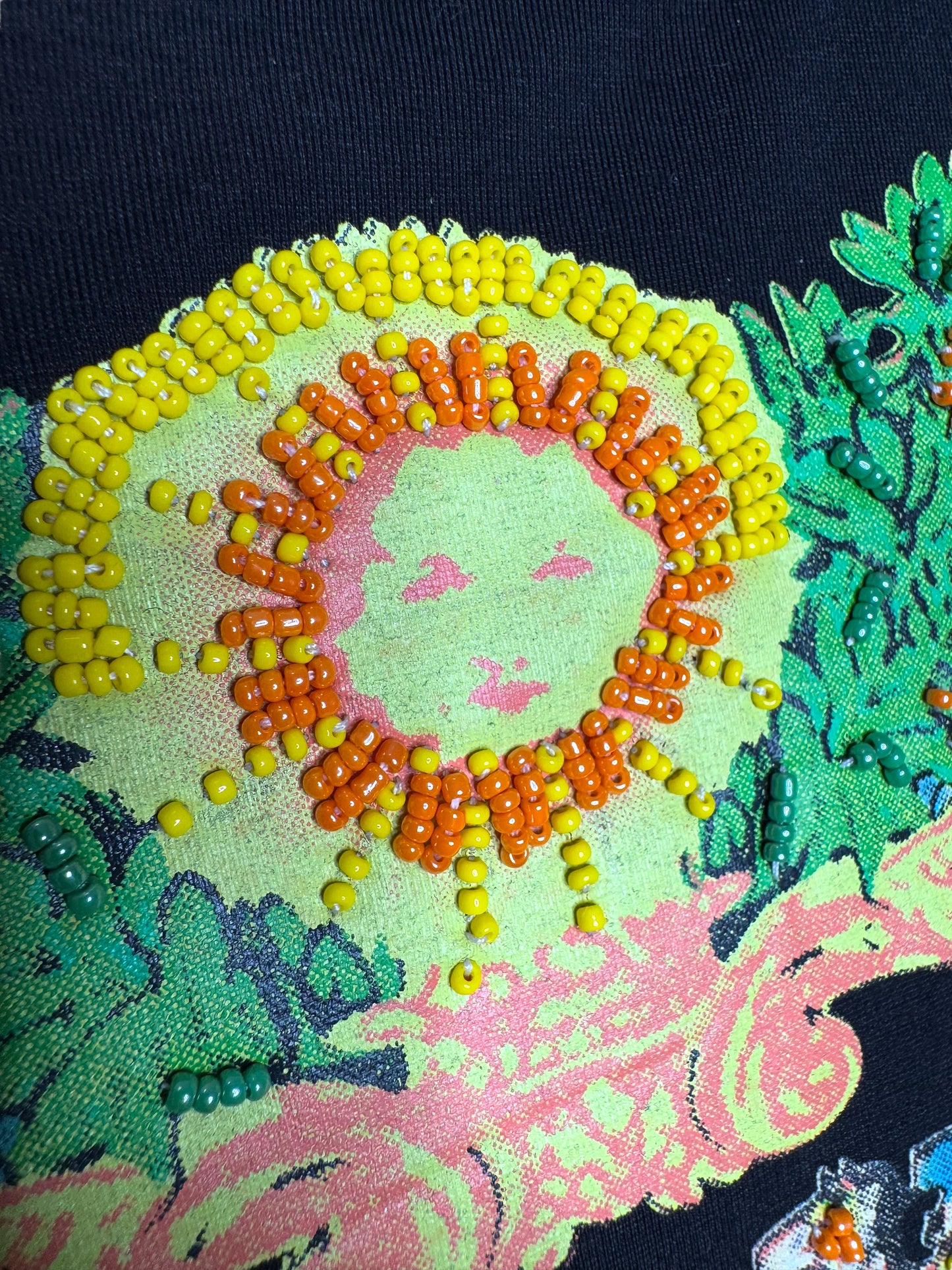 T-shirt vintage Versace “Aloha Florida” taglia M con perline