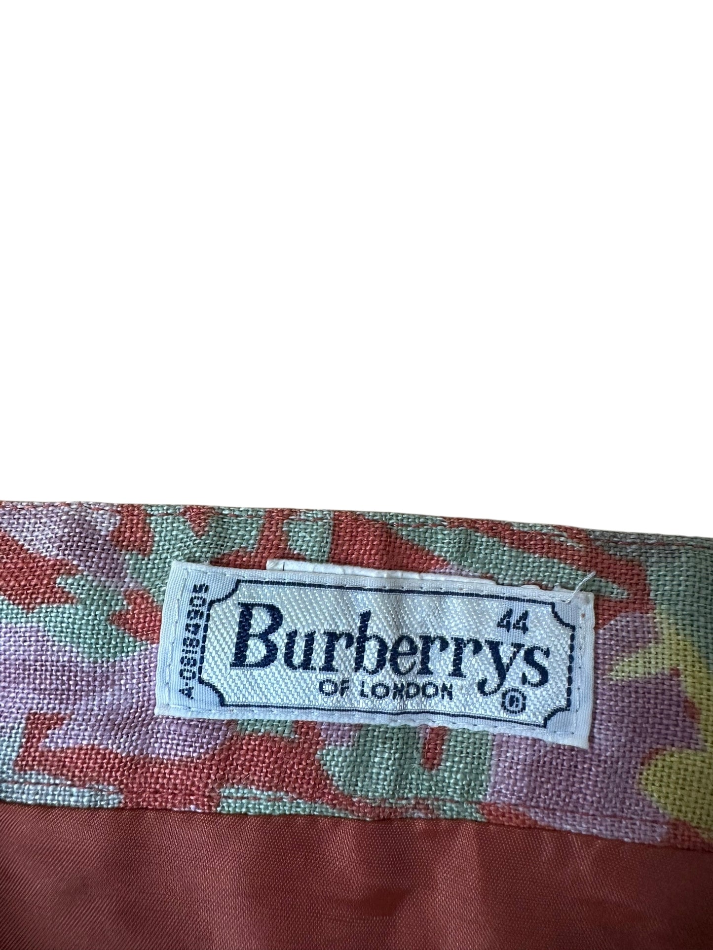 Burberry completo vintage in lino (L)