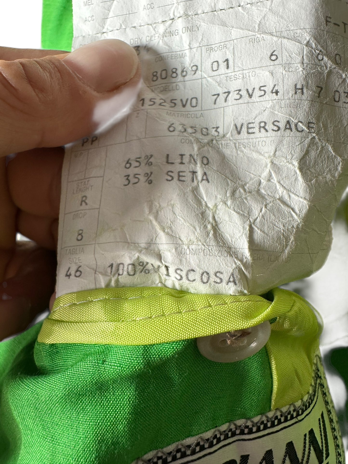 Gianni Versace blazer vintage in lino (L)