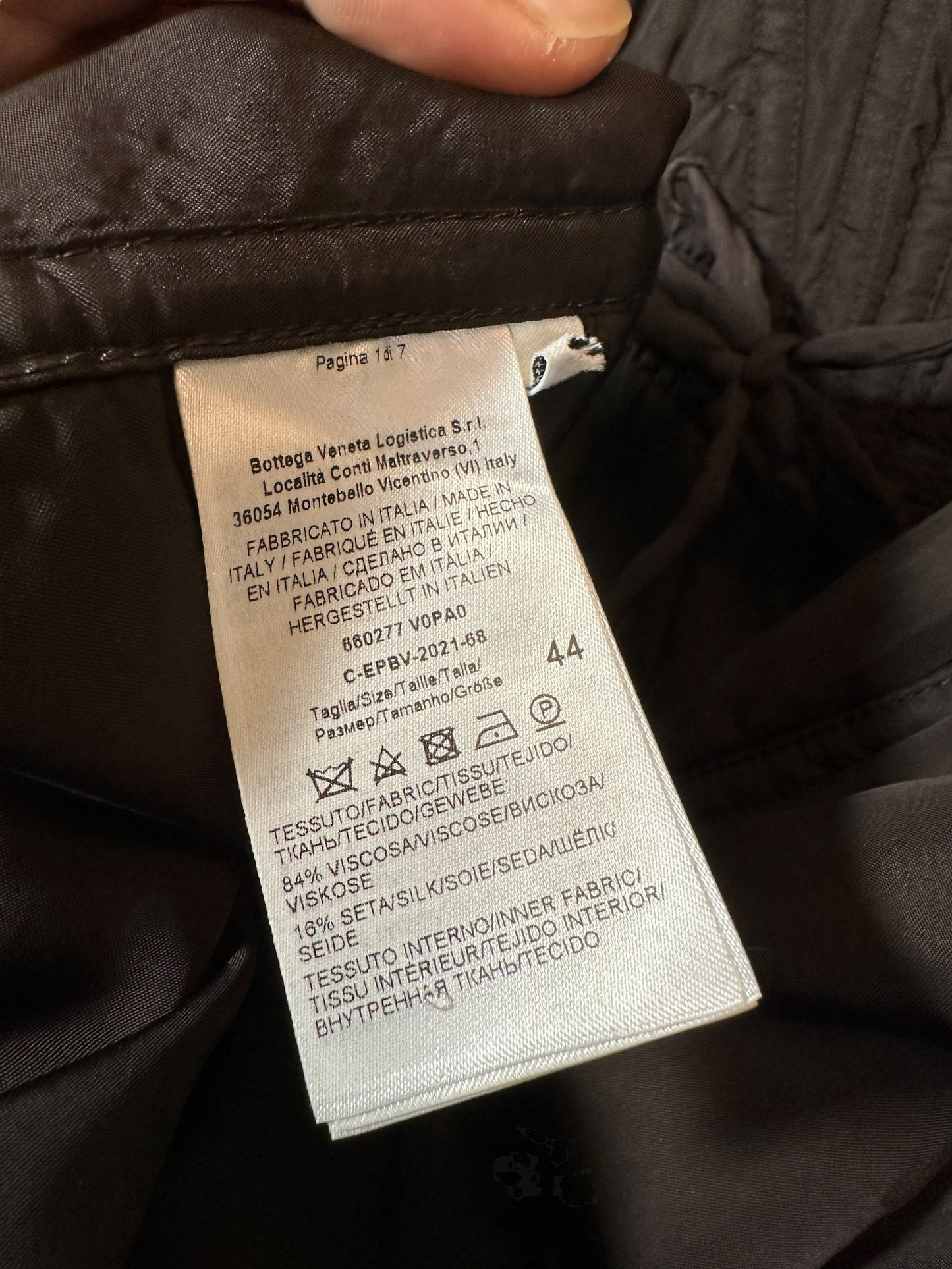 Bottega Veneta abito a bustier (L)