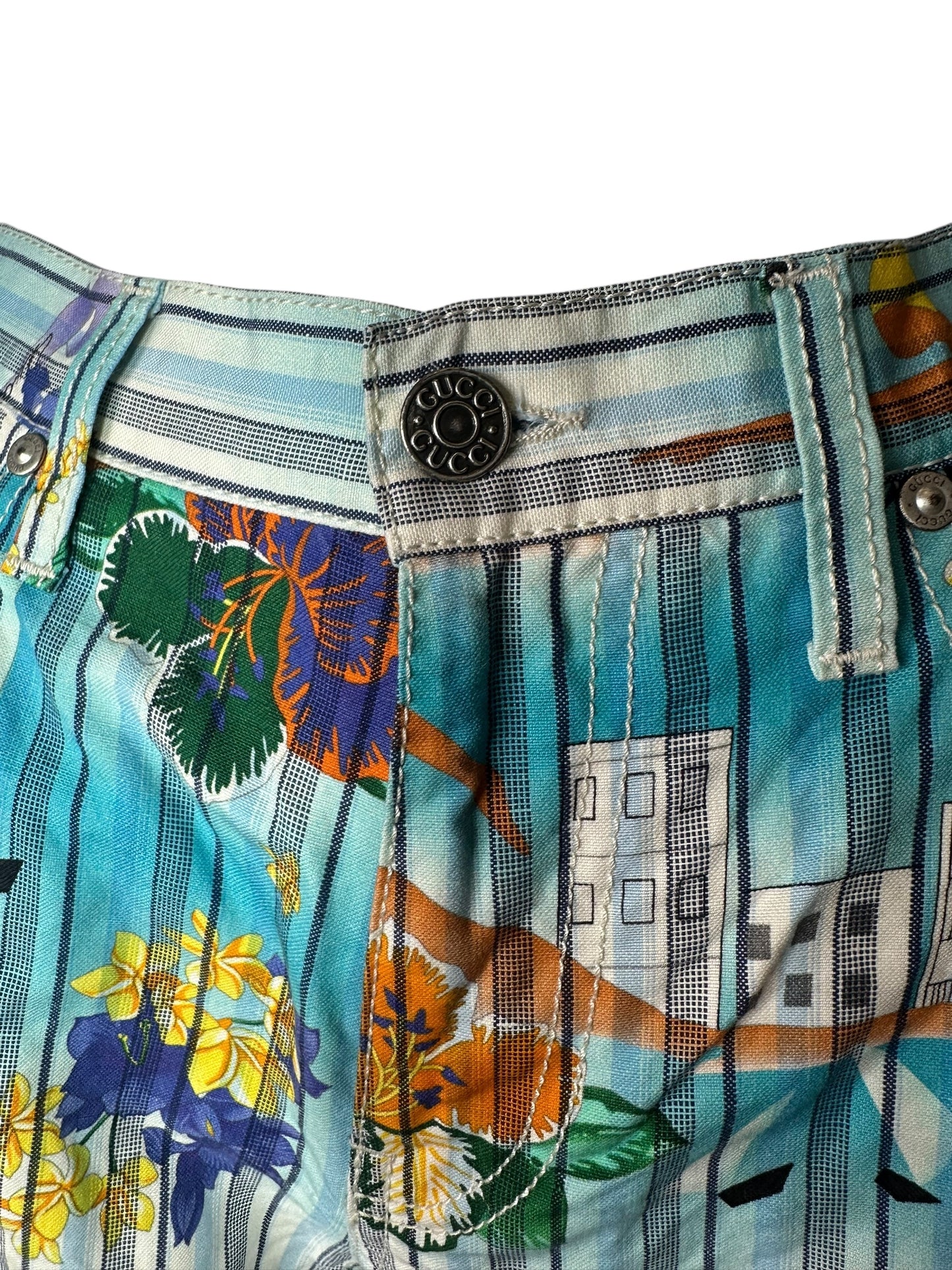Gucci pantaloni vintage stampati (L)