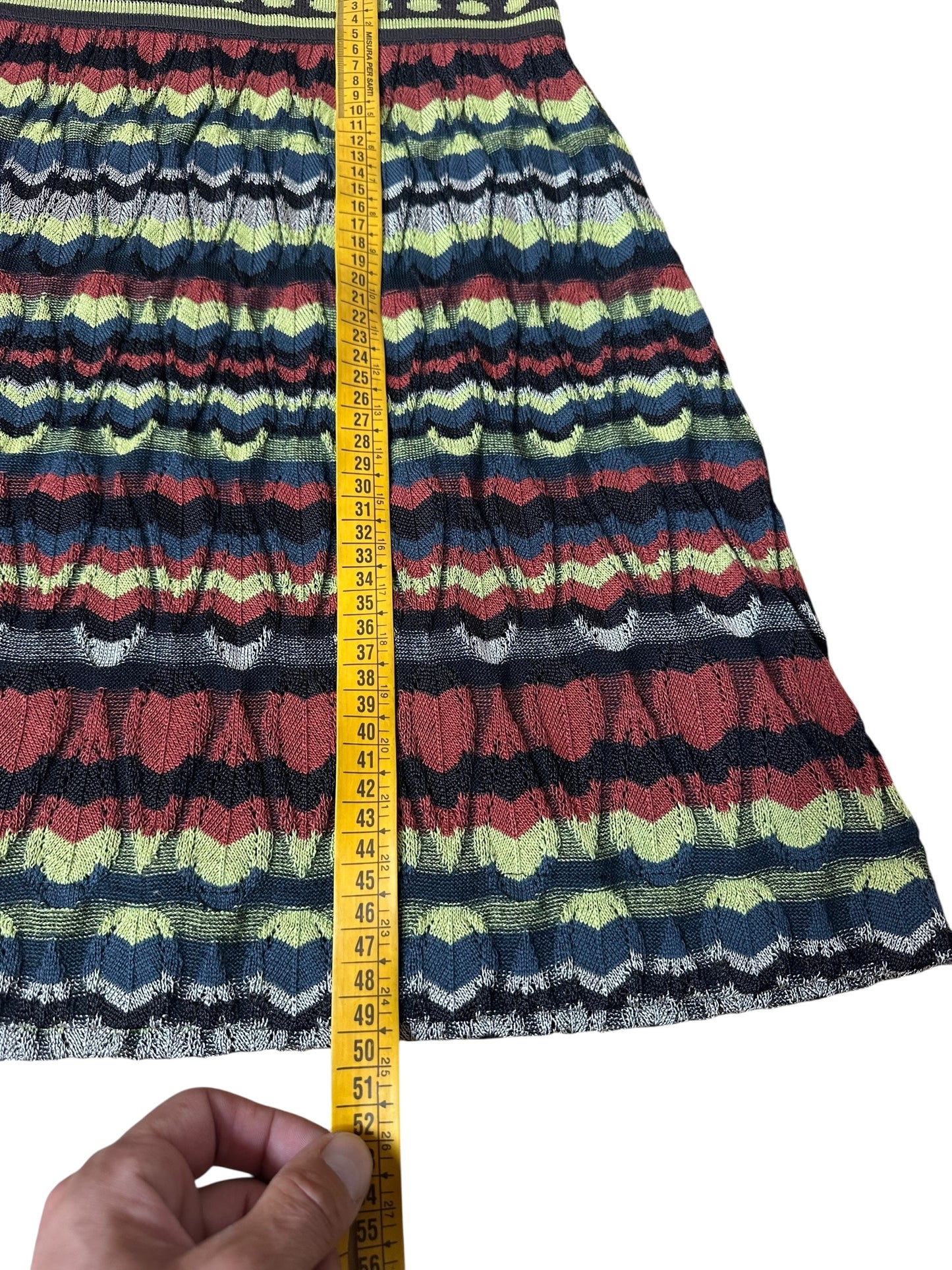 Missoni mini gonna in maglia (M)
