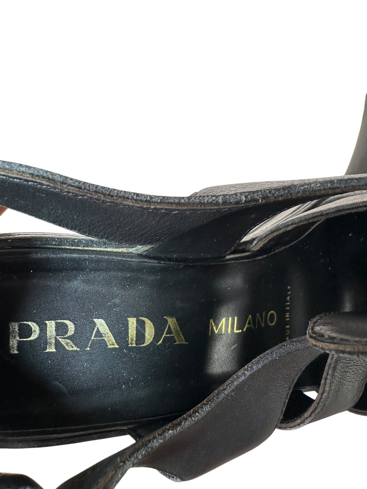 Prada sandali vintage in pelle (40)
