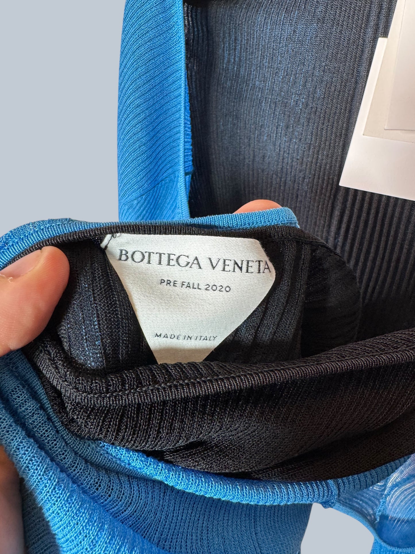 Bottega Veneta abito con frange pre-fall 2020 taglia M