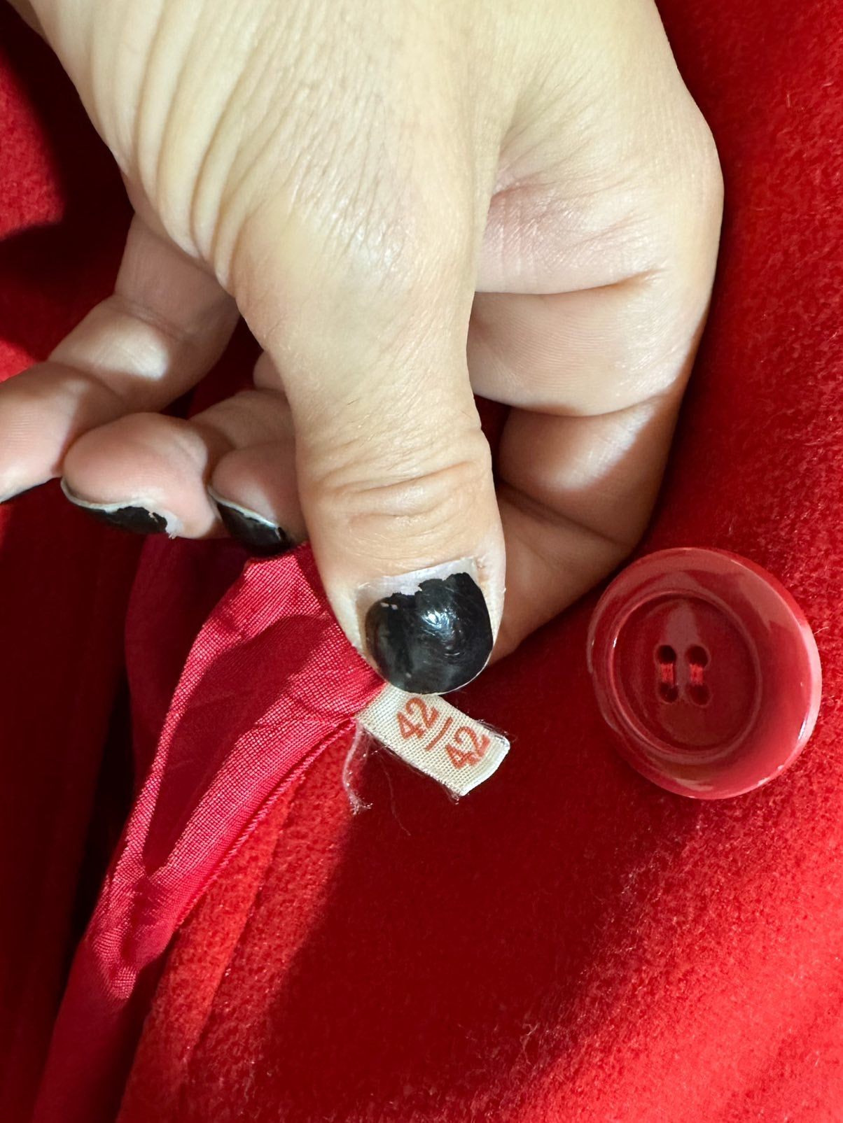 Cappotto vintage in lana (S)