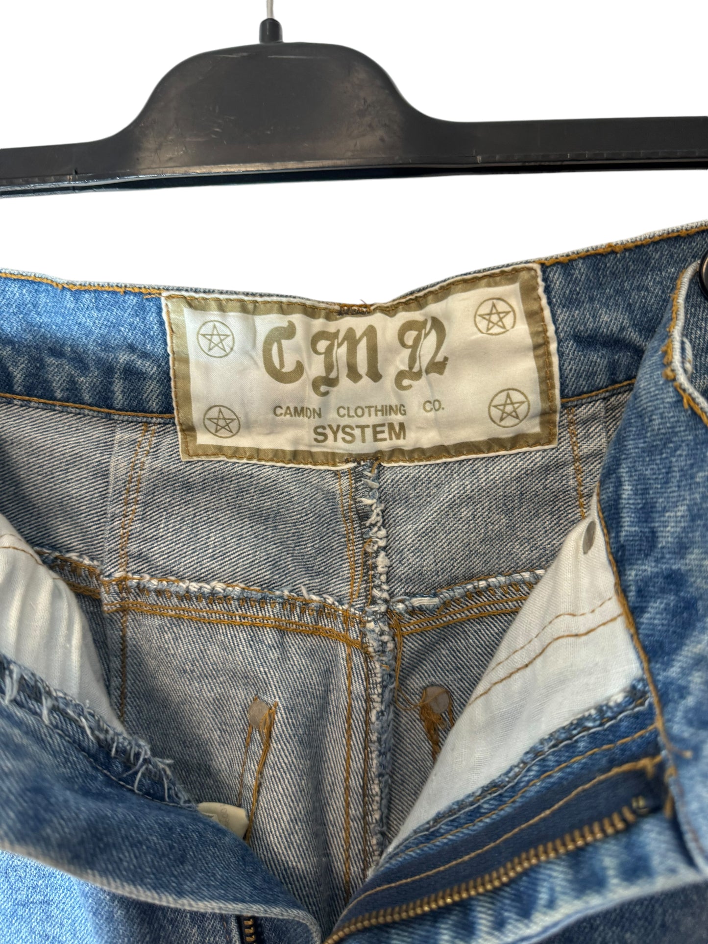 Pantaloni Jeans vintage con stampa (M)