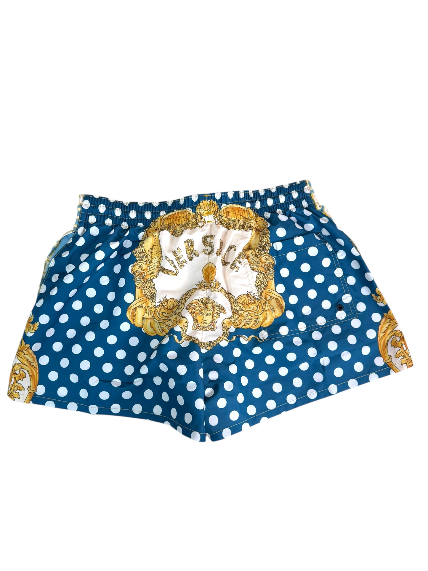 Costume da bagno uomo VERSACE stampa logo pois Medusa Tg 3