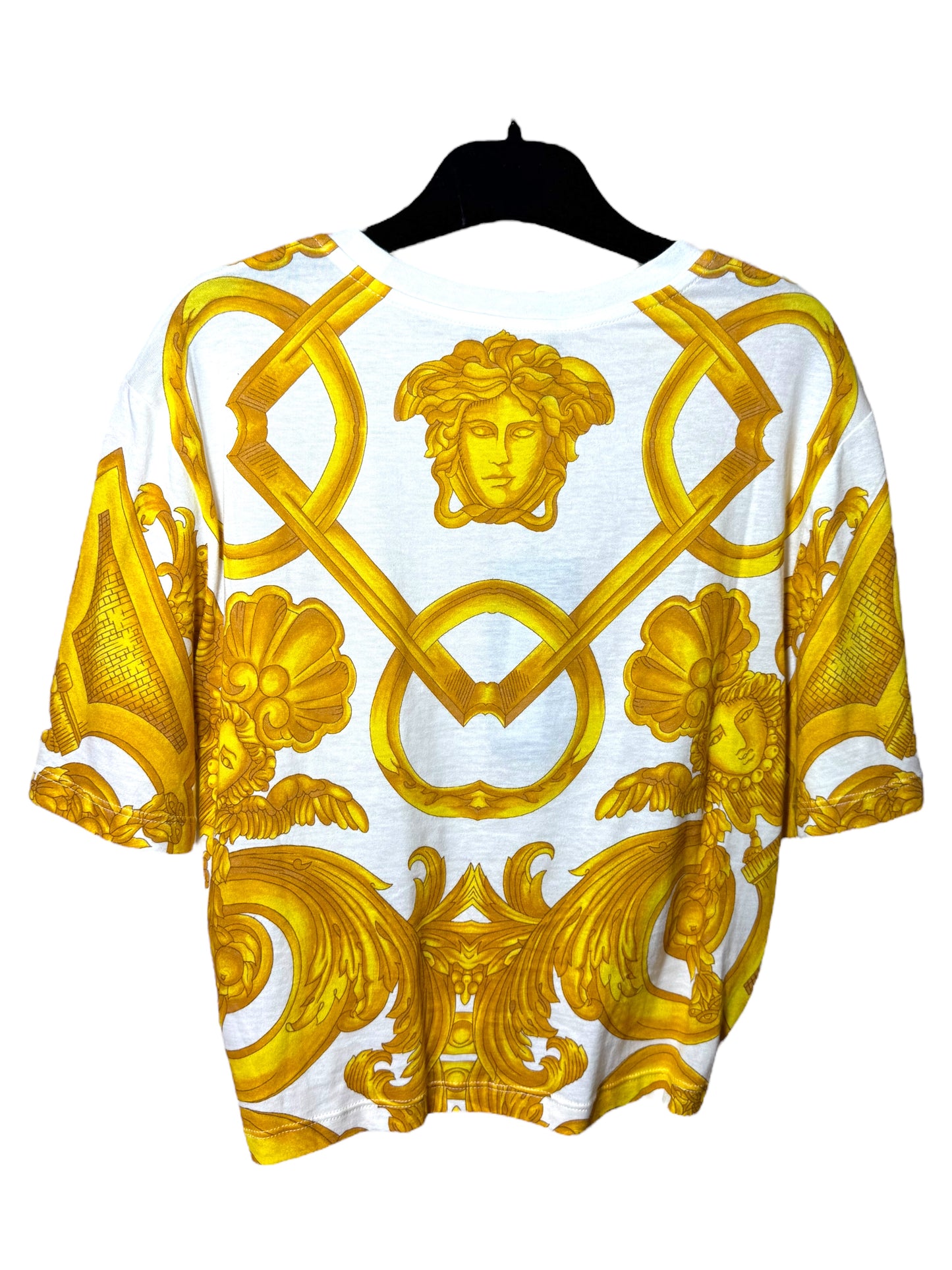 Versace T-shirt Donna Barocco Medusa Safety Pin