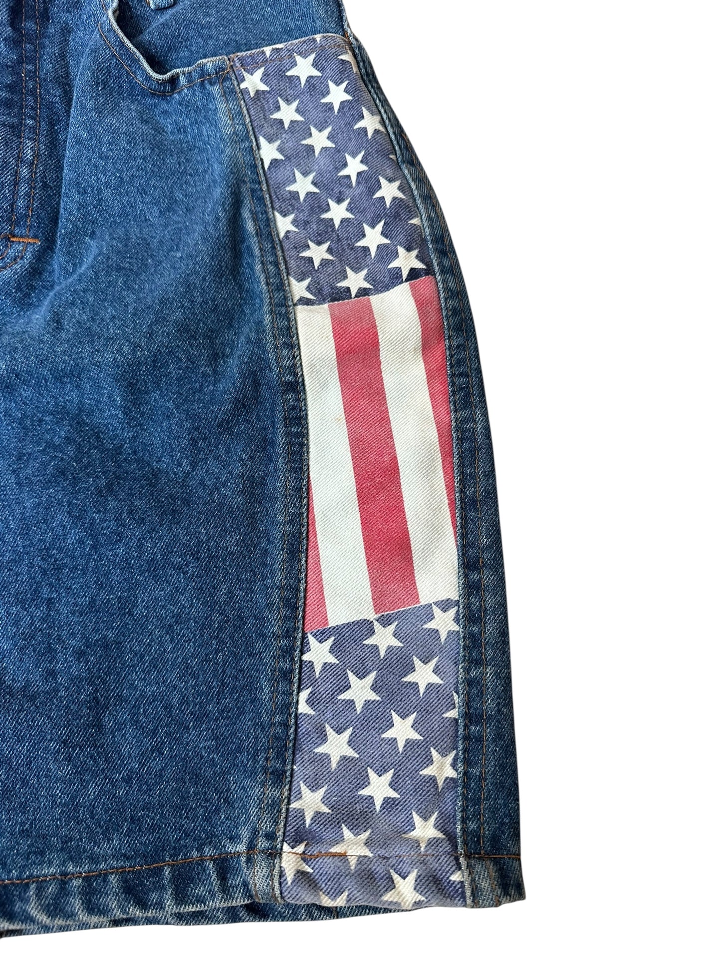 Mini gonna vintage in denim (M)