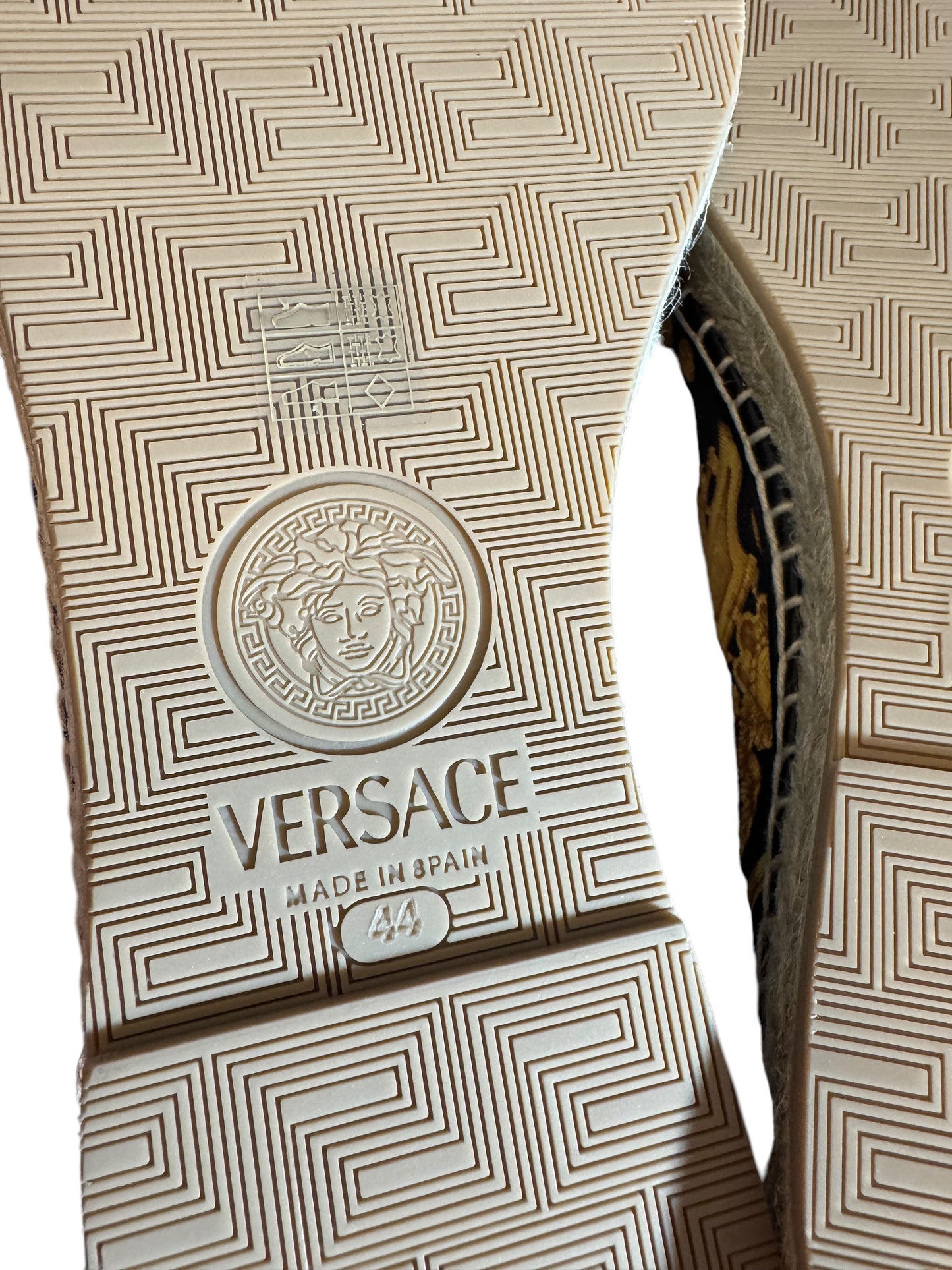 Espadrillas Versace con Stampa Barocca - Taglia 44.