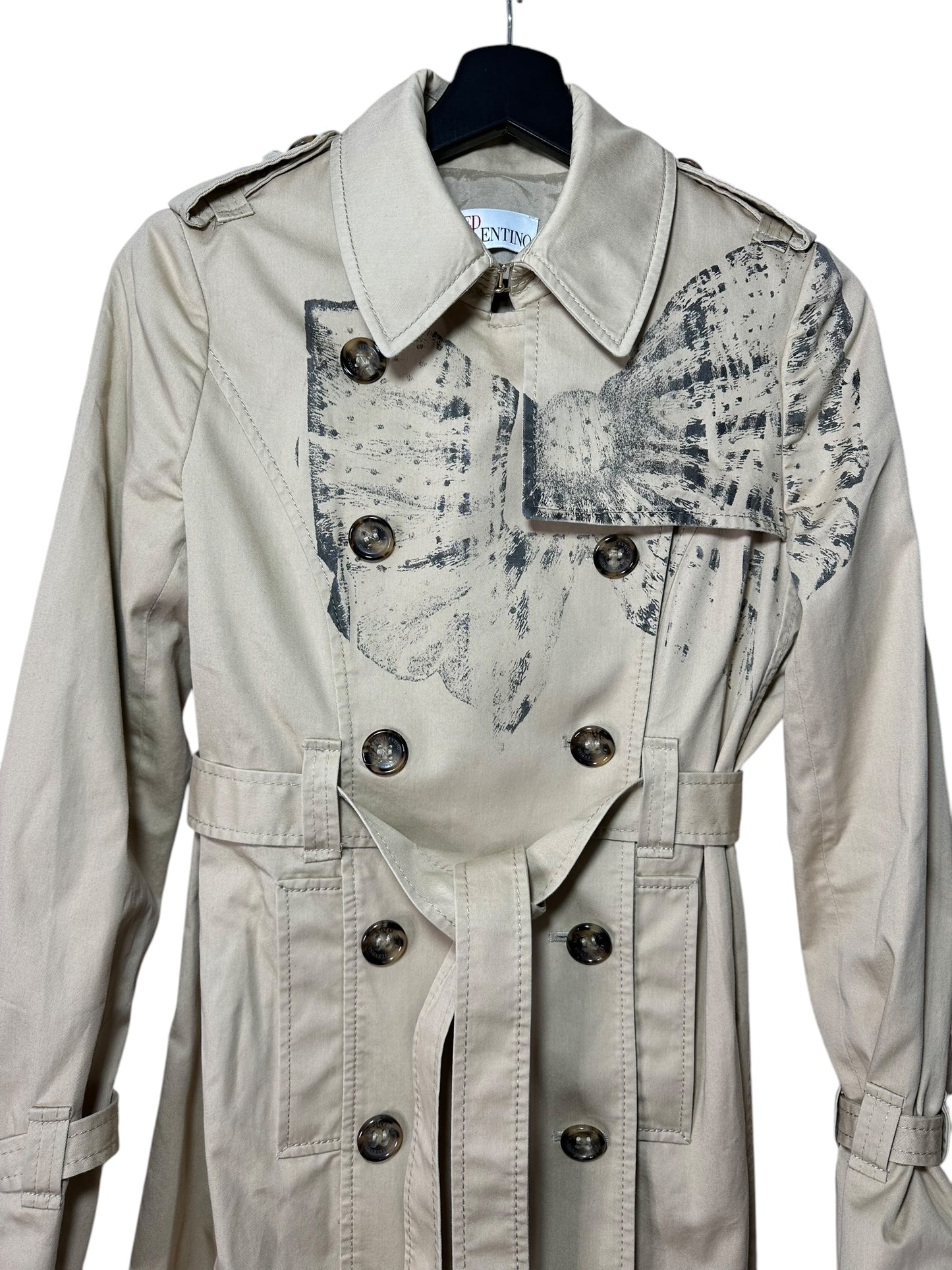 Red Valentino trench con stampa (S)