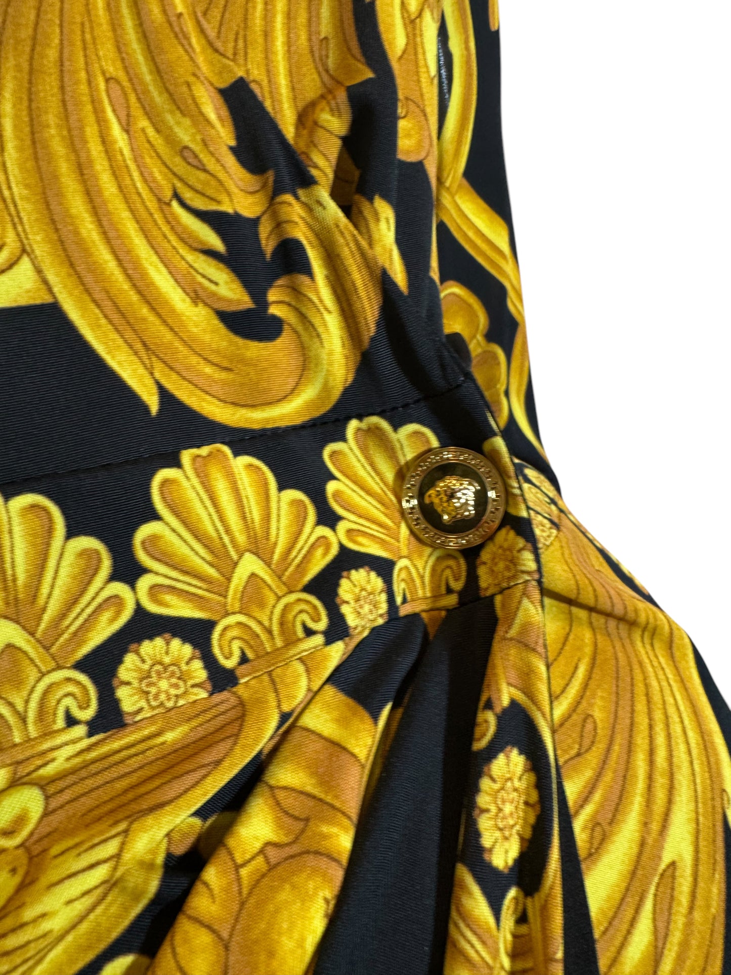 Abito Drappeggiato Heritage Print - Taglia 42