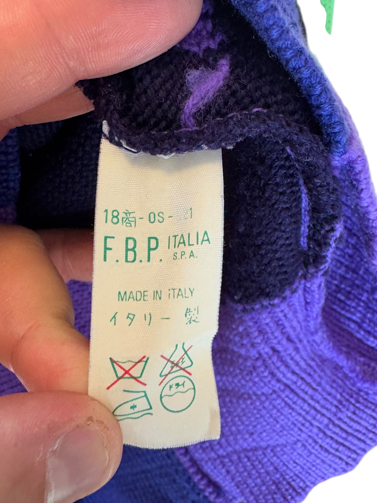 Maglione vintage Gianni Versace 100% lana - taglia 48, Made in Italy