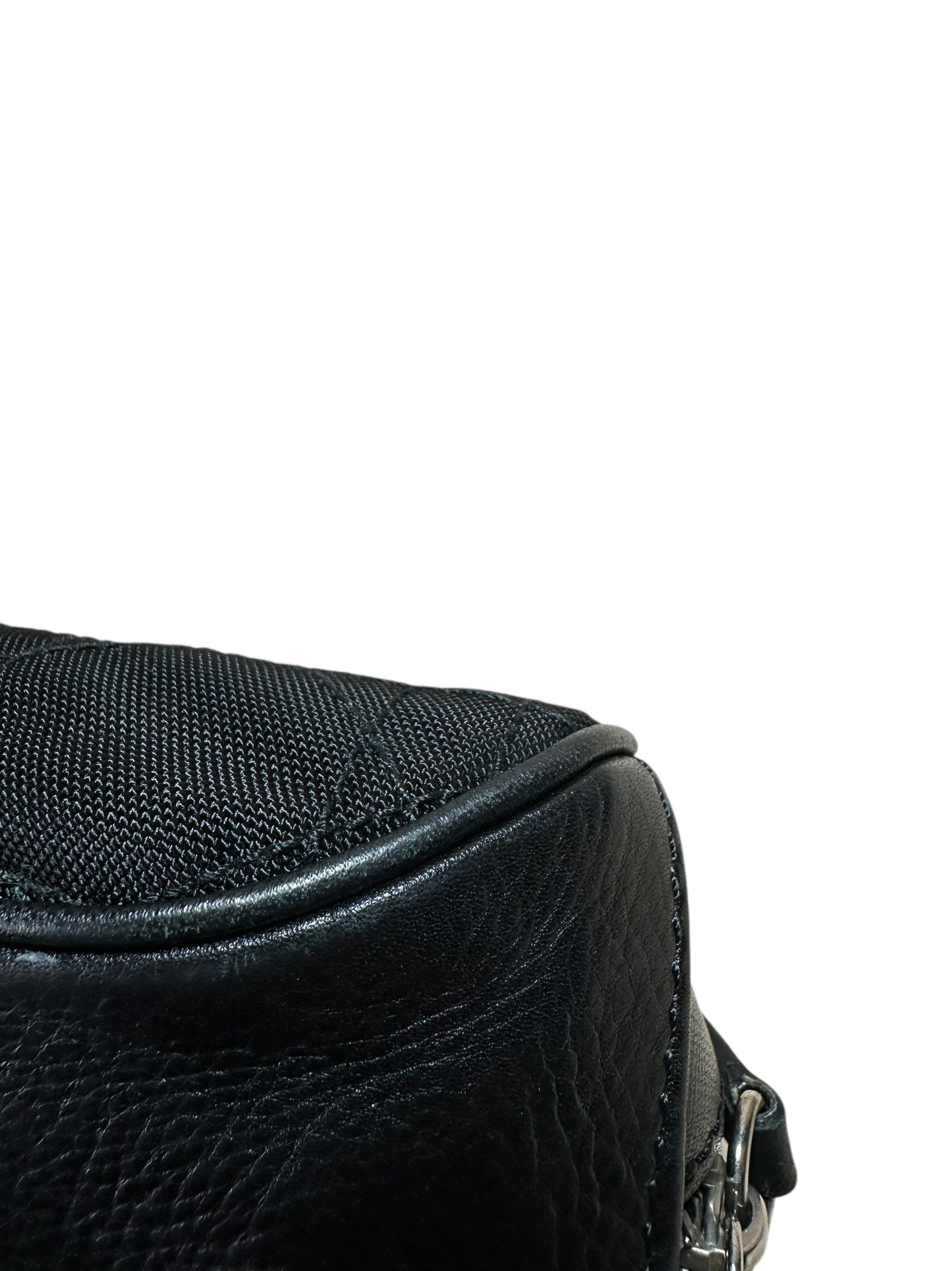 Dior mini borsa vintage in tela e pelle