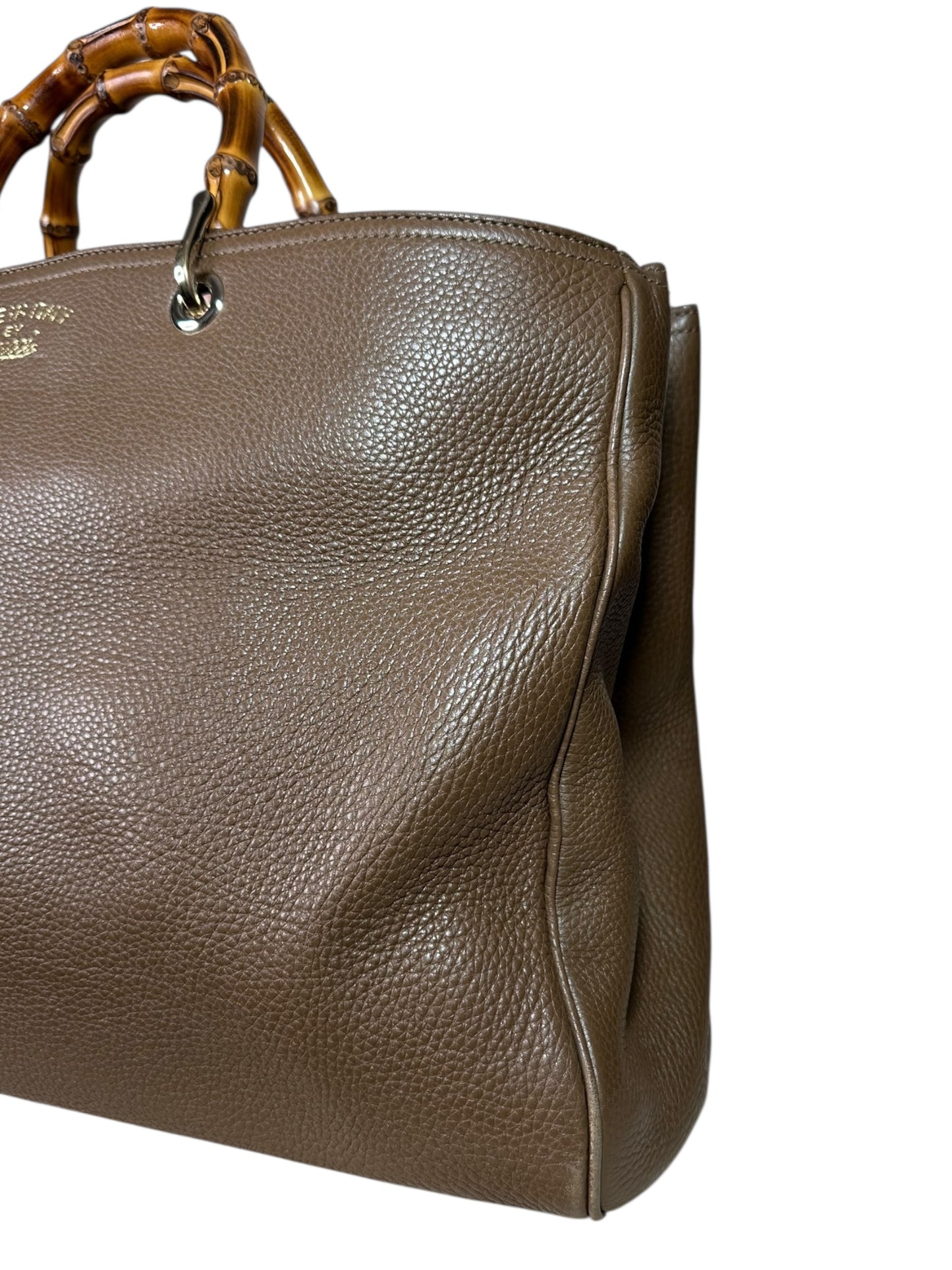 Gucci borsa shopper bamboo