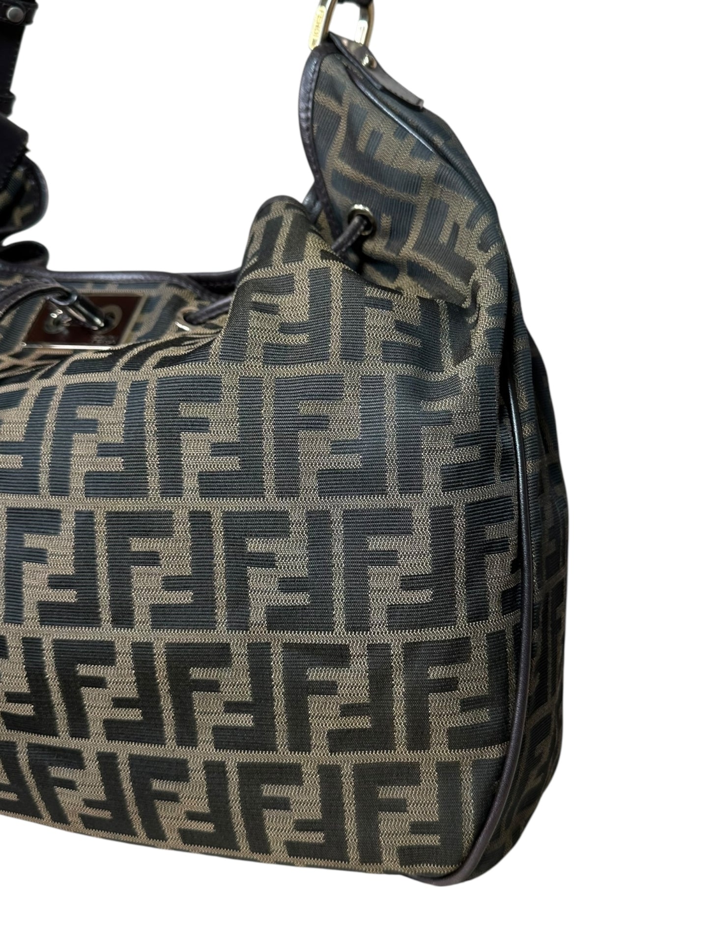 Fendi borsa hobo vintage in tela FF