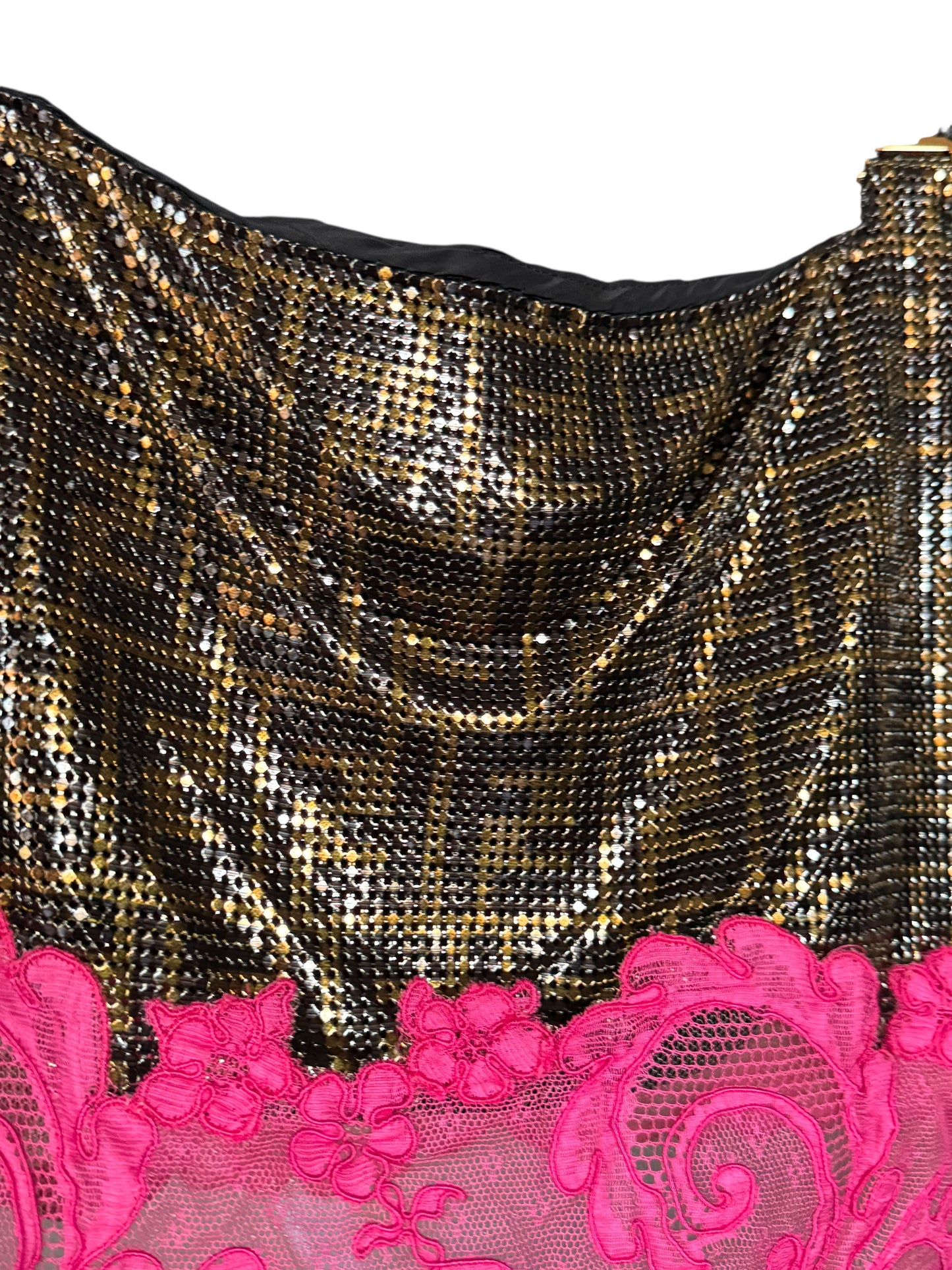 Fendace Top In Maglia Metallica Versace - Fendi