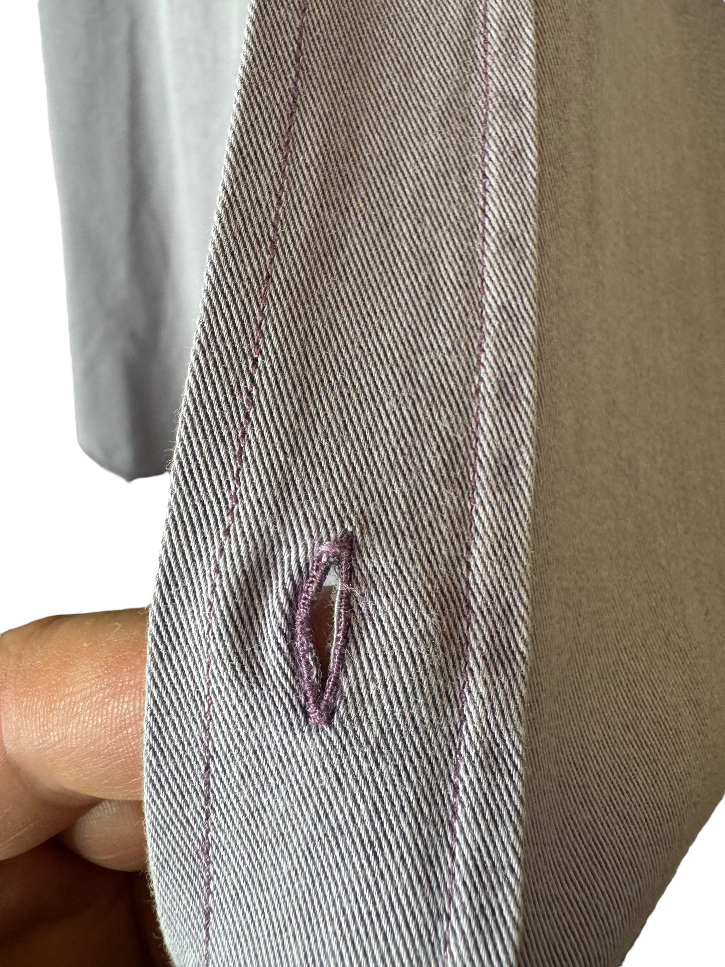 Loro Piana Camicia Uomo Cotone Soft Grigio L/XL – Bottoni Madreperla