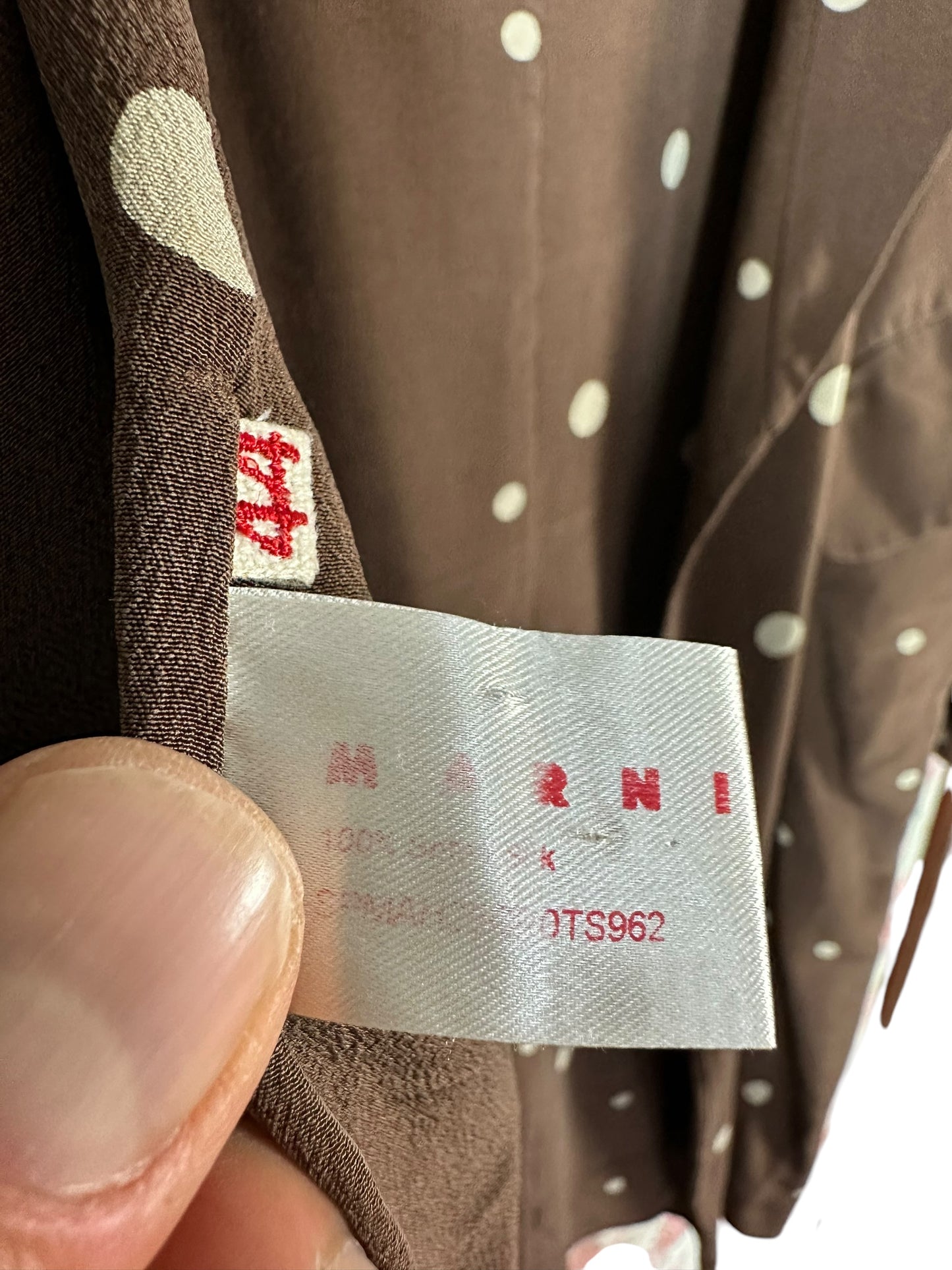 Marni chemisier in seta (M)