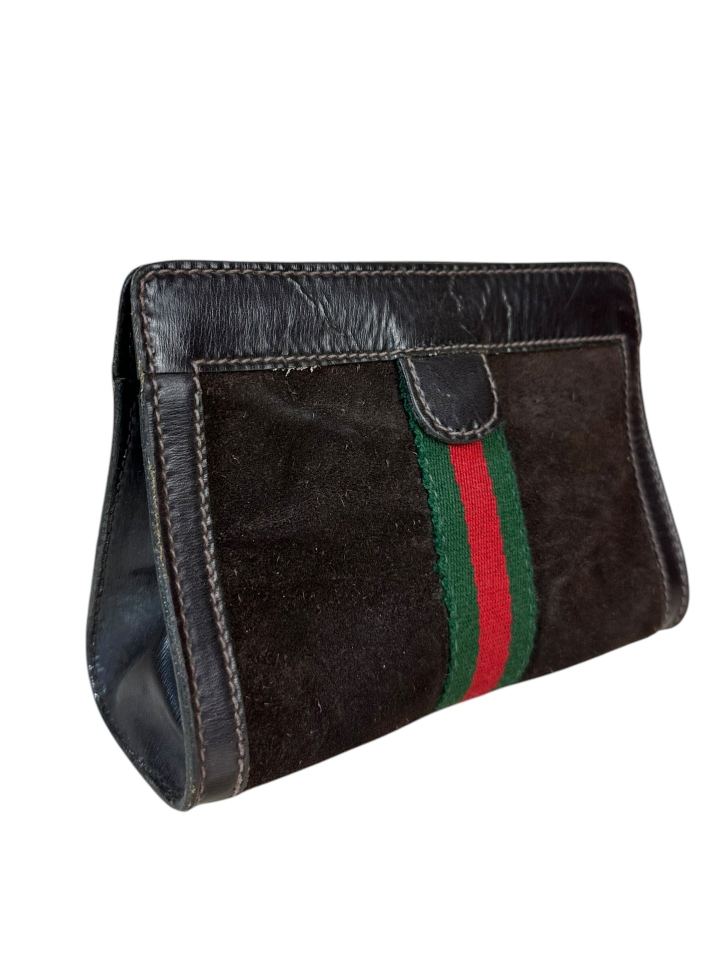 Gucci parfum mini pochette in velluto