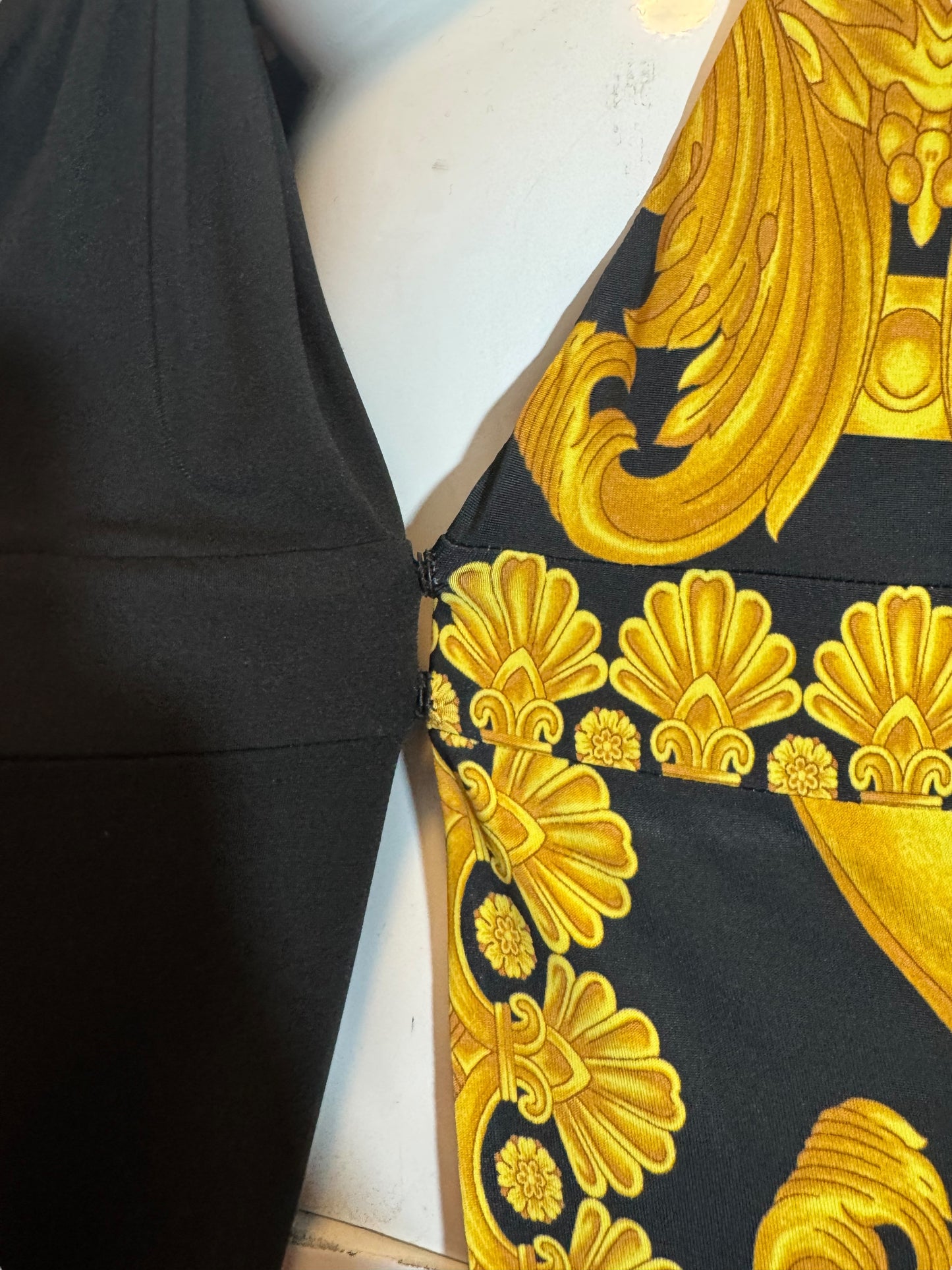 Abito Drappeggiato Heritage Print - Taglia 42