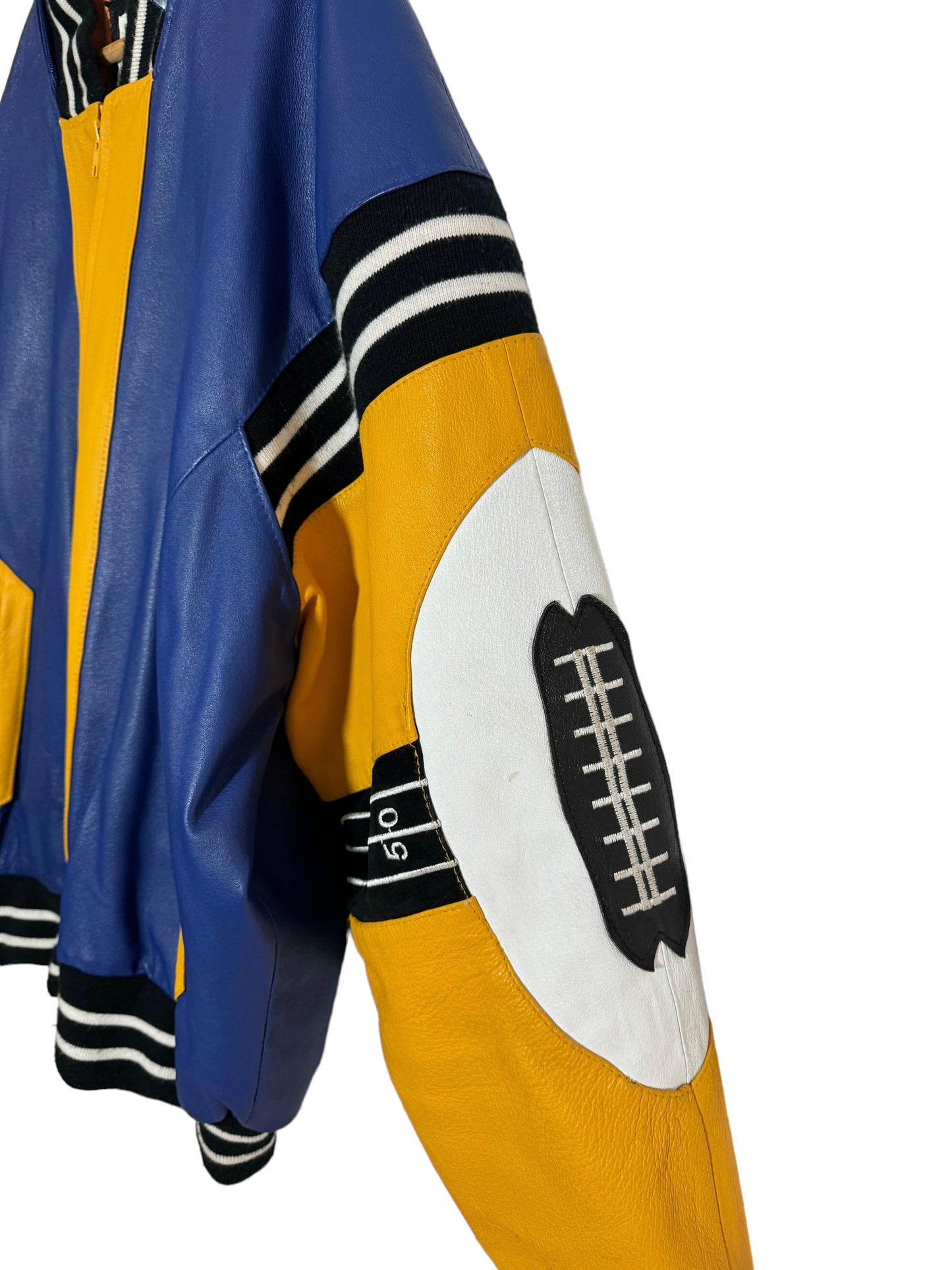 Giacca in pelle vintage Michael Hoban (XL)