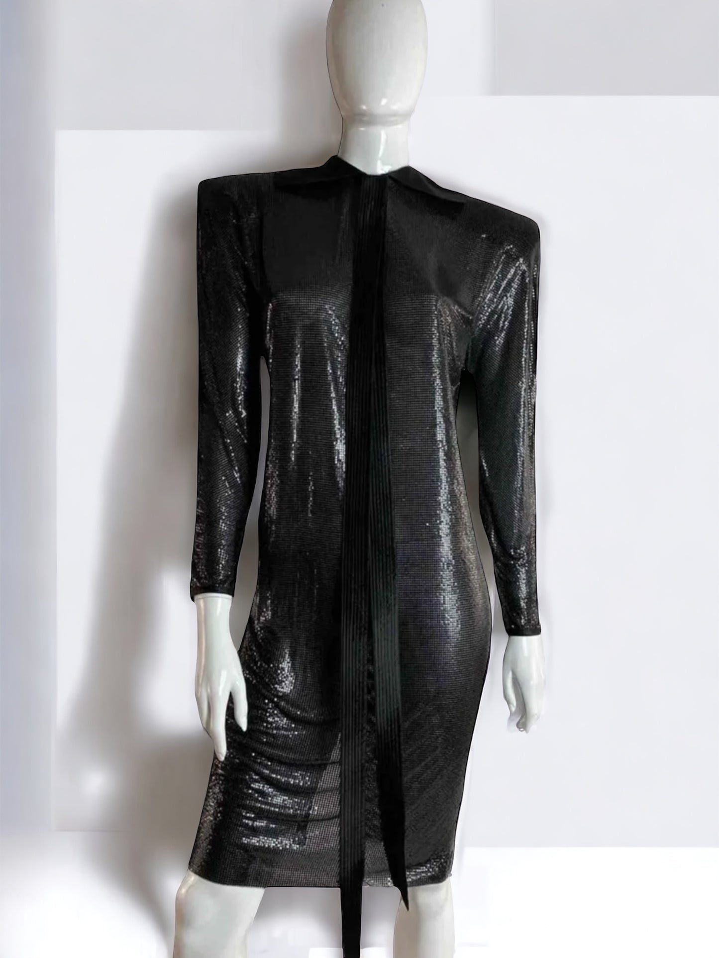 Gianni Versace abito in maglia metallica