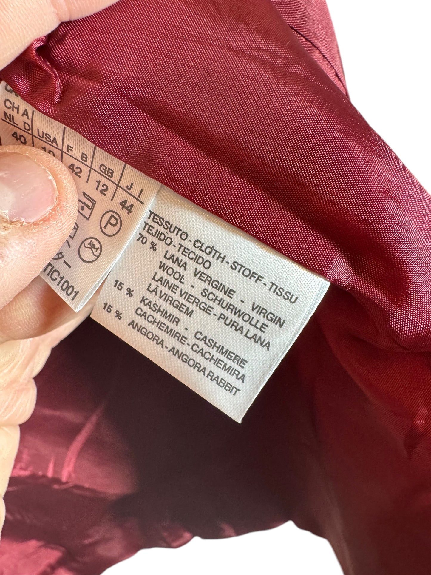 Max Mara Tailleur Completo Giacca e Abito Rosso